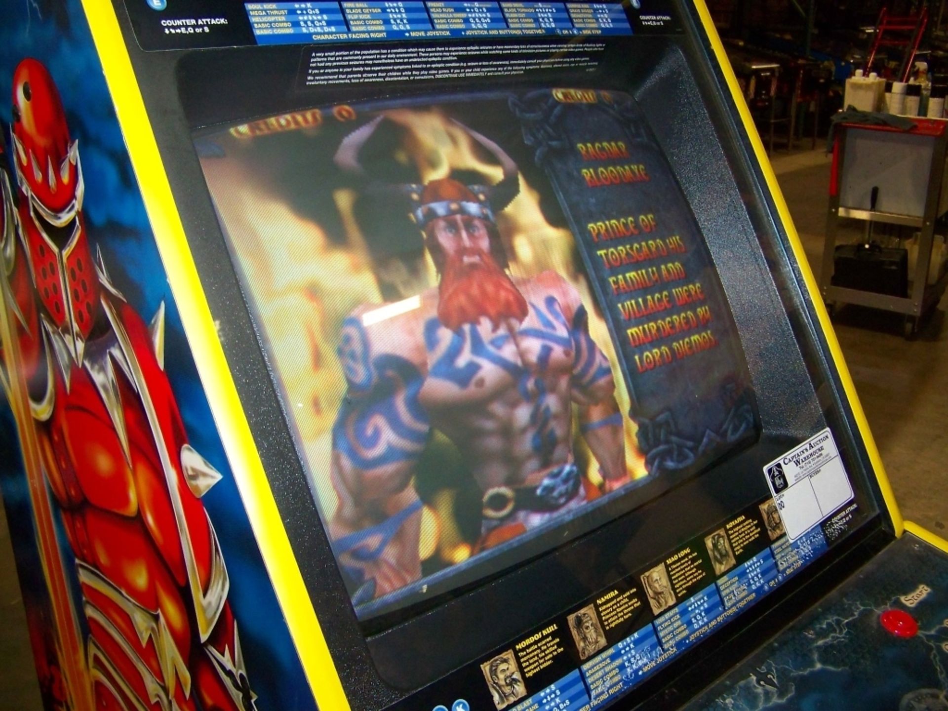 MACE THE DARK AGE DEDICATED MIDWAY ARCADE GAME - Image 6 of 12