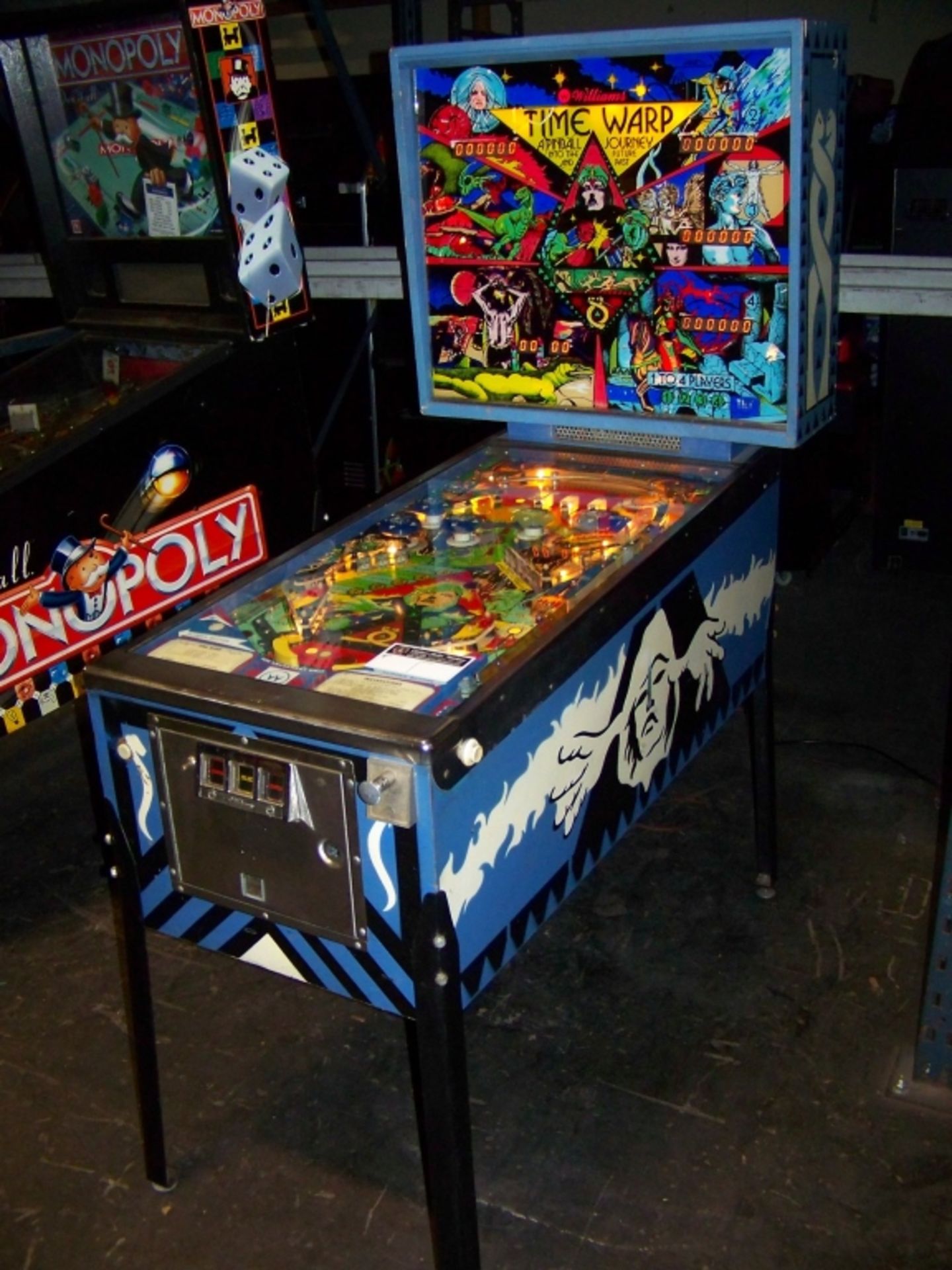 TIME WARP PINBALL MACHINE WILLIAMS CLASSIC - Image 2 of 8