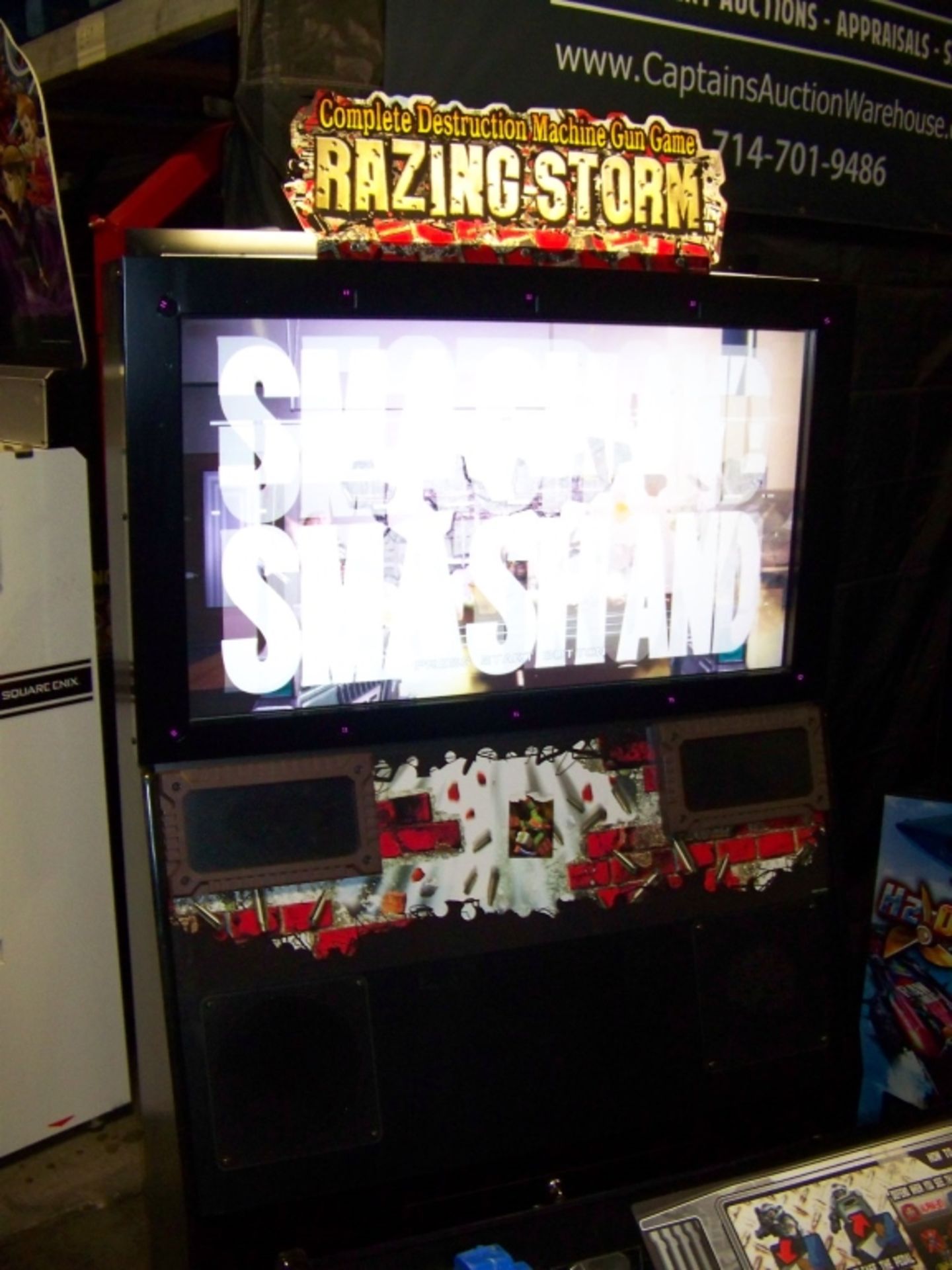 RAZING STORM 42"" LCD SHOOTER ARCADE GAME NAMCO - Image 5 of 12