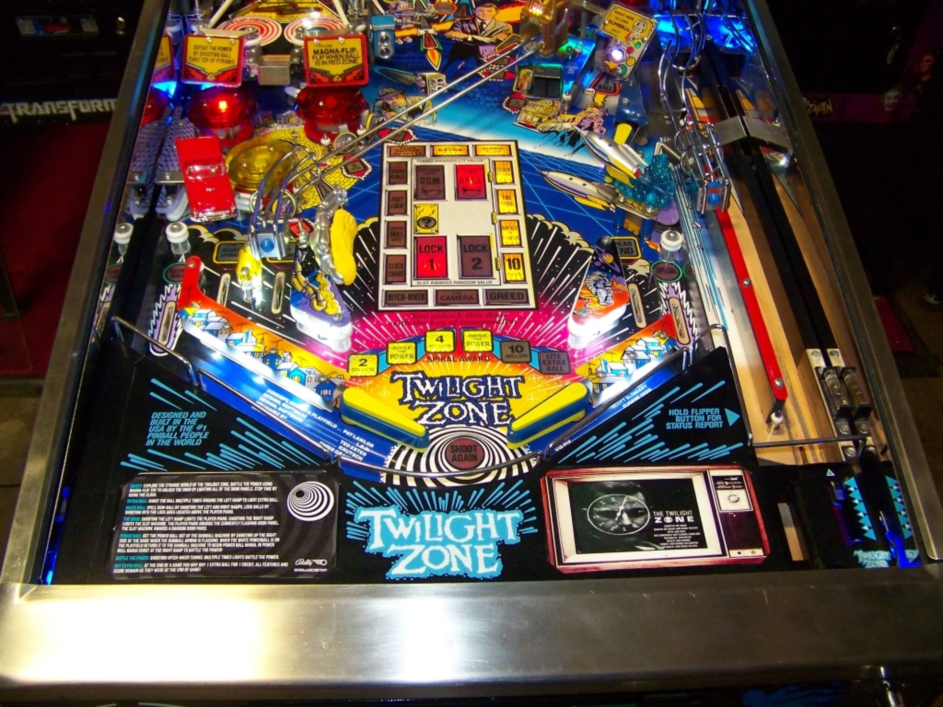 TWILIGHT ZONE PINBALL MACHINE BALLY L@@K!!! - Image 16 of 24