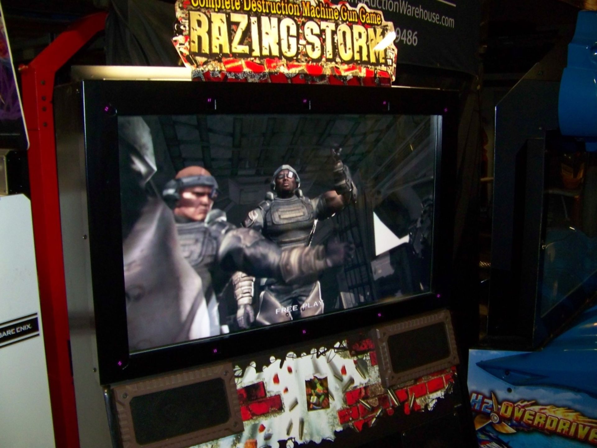 RAZING STORM 42"" LCD SHOOTER ARCADE GAME NAMCO - Image 8 of 12