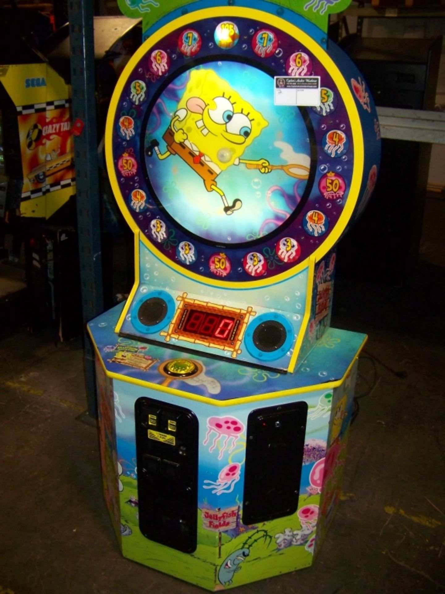 SPONGE BOB JELLY FISHING TICKET REDEMPTION GAME - Image 4 of 6