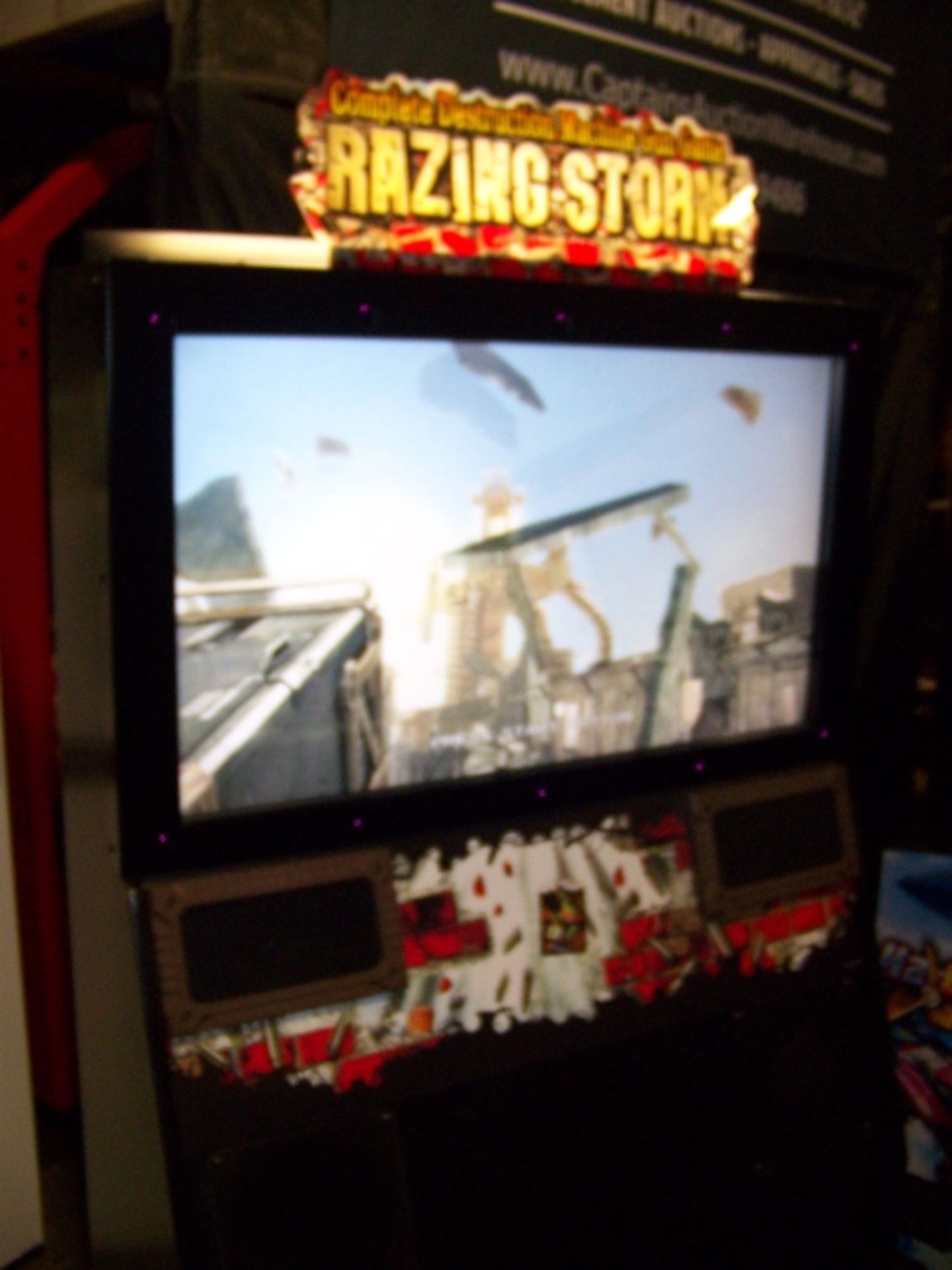 RAZING STORM 42"" LCD SHOOTER ARCADE GAME NAMCO - Image 7 of 12