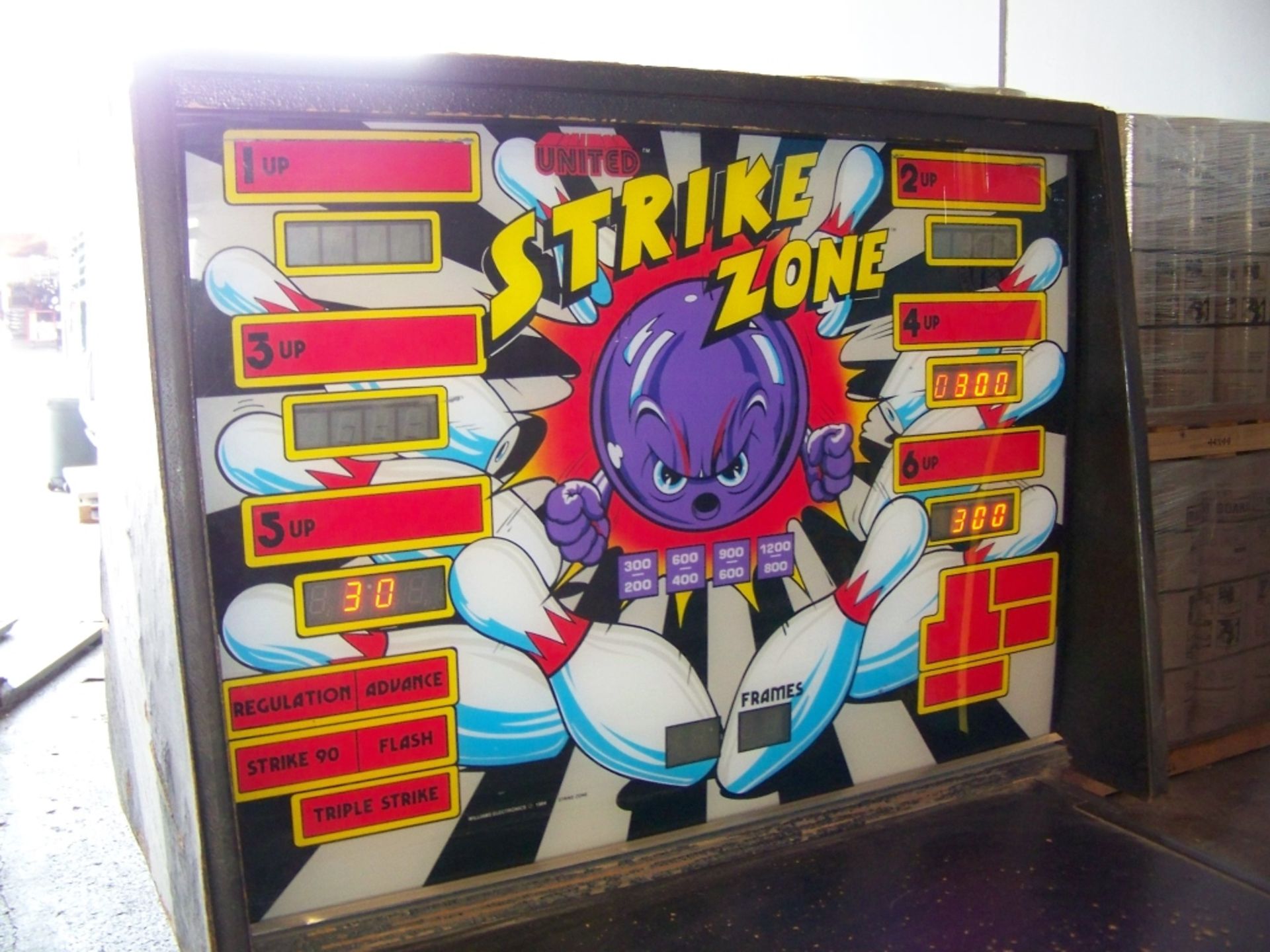 UNITED'S STRIKE ZONE SHUFFLE BOWLING ALLEY - Image 4 of 7