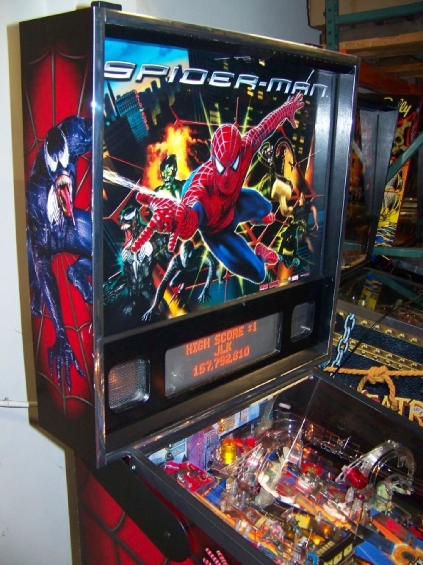 SPIDERMAN PINBALL MACHINE STERN INC - Image 2 of 14