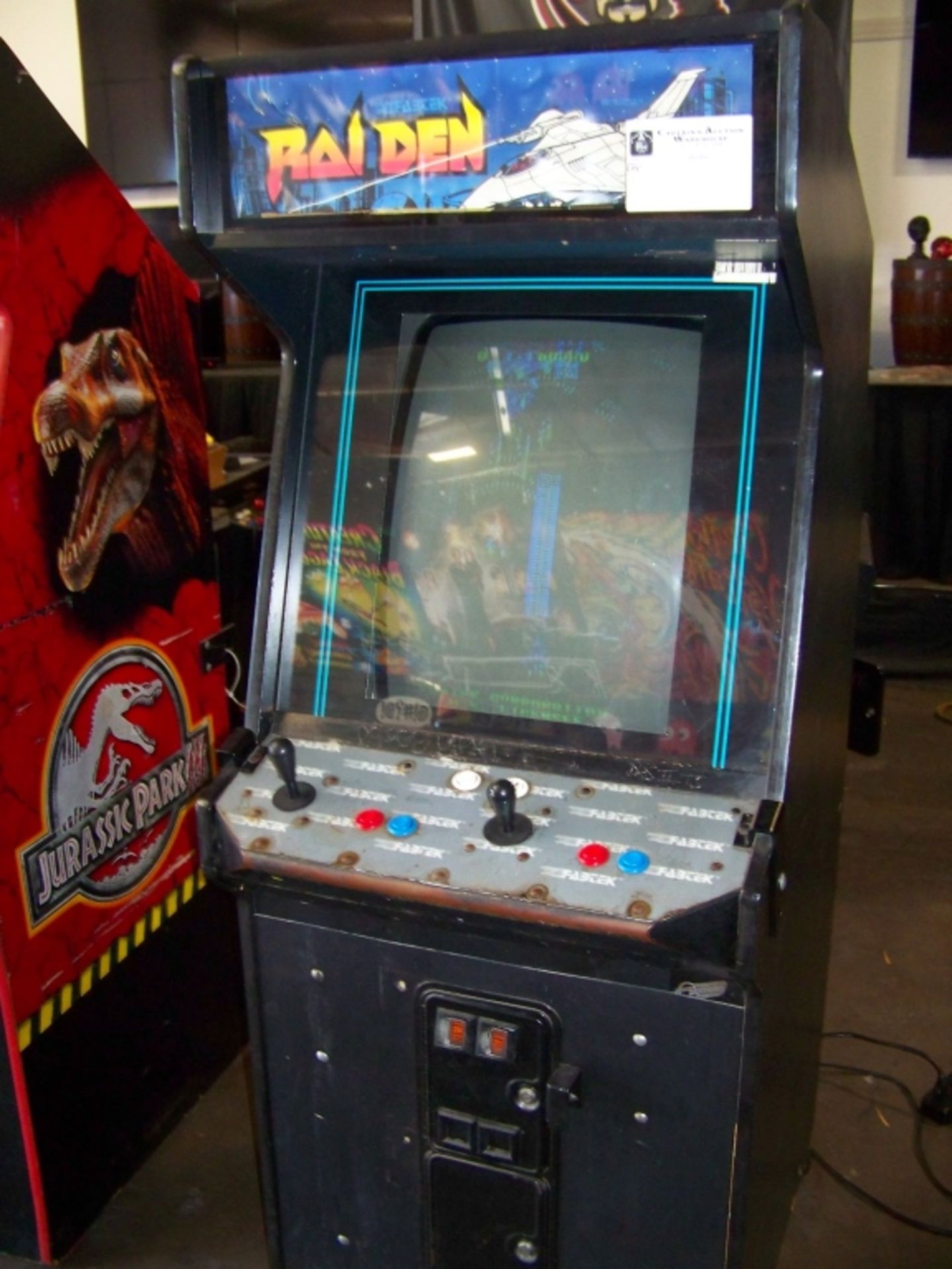RAIDEN UPRIGHT VERTICAL SHOOTER ARCADE GAME - Image 3 of 4