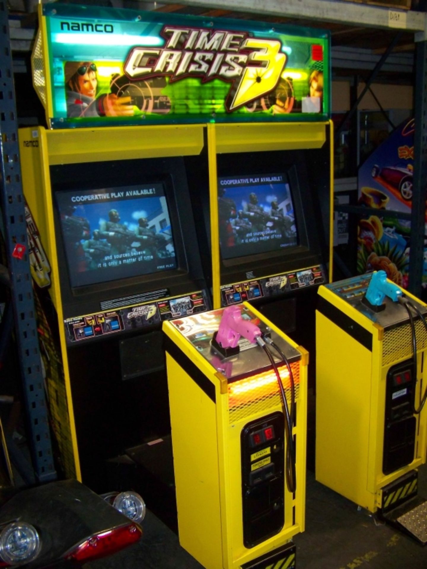 TIME CRISIS 3 TWIN SHOOTER ARCADE GAME NAMCO - Image 4 of 4