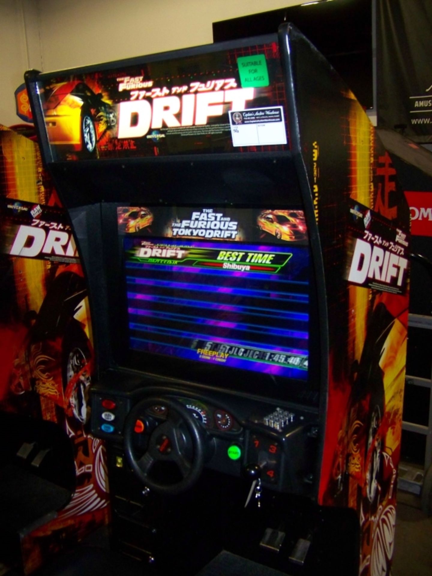 FAST AND FURIOUS DRIFT RACING ARCADE LCD UPGRADE - Image 5 of 11