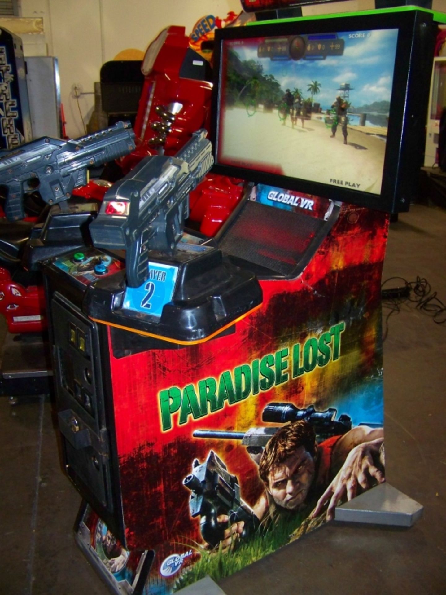 PARADISE LOST 32"" DEDICATED FIXED GUN ARCADE - Image 6 of 7