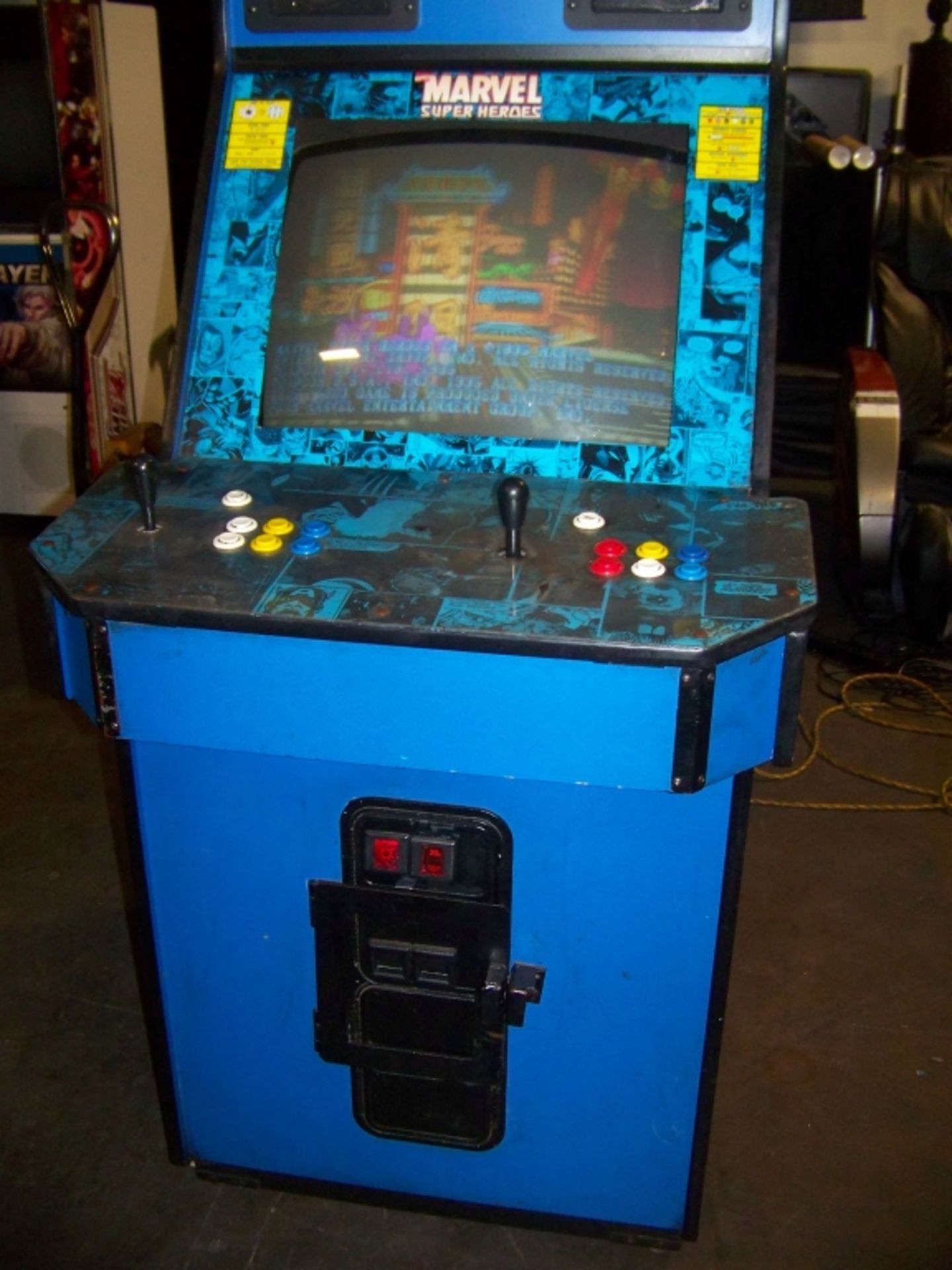 MARVEL SUPER HEROES Q-SOUND CABINET BIG BLUE - Image 5 of 7