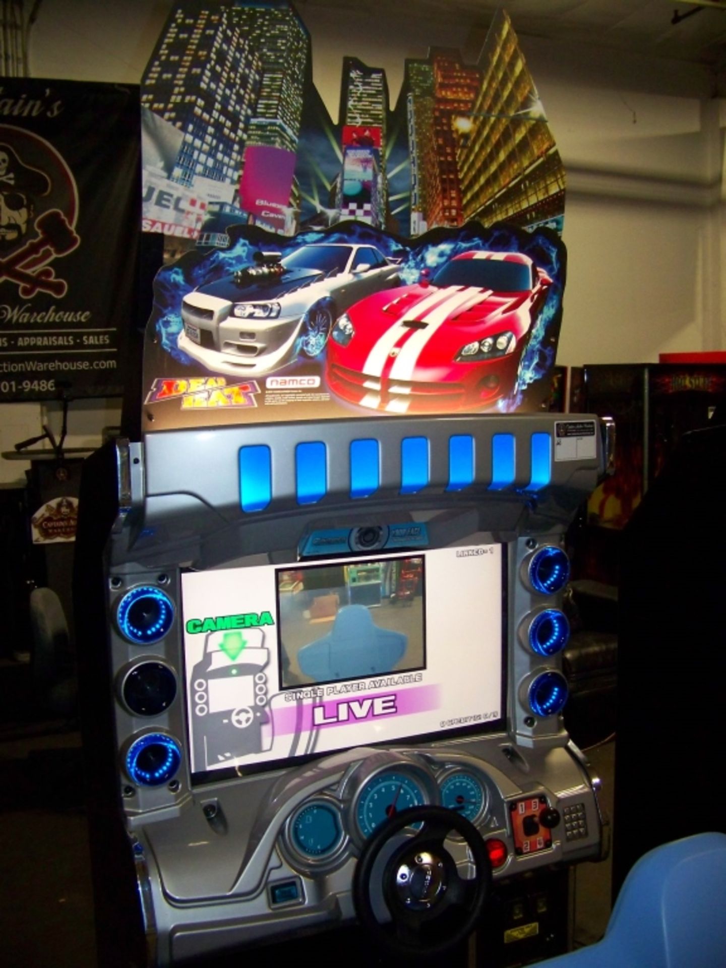 DEAD HEAT DRIVING RACE ARCADE GAME NAMCO CLEAN!!! - Image 3 of 8