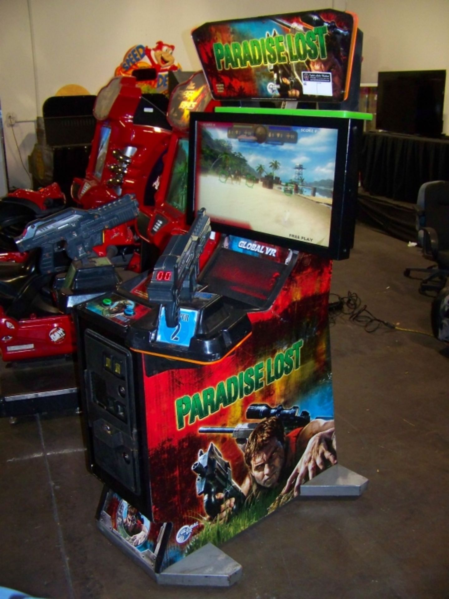 PARADISE LOST 32"" DEDICATED FIXED GUN ARCADE - Image 2 of 7