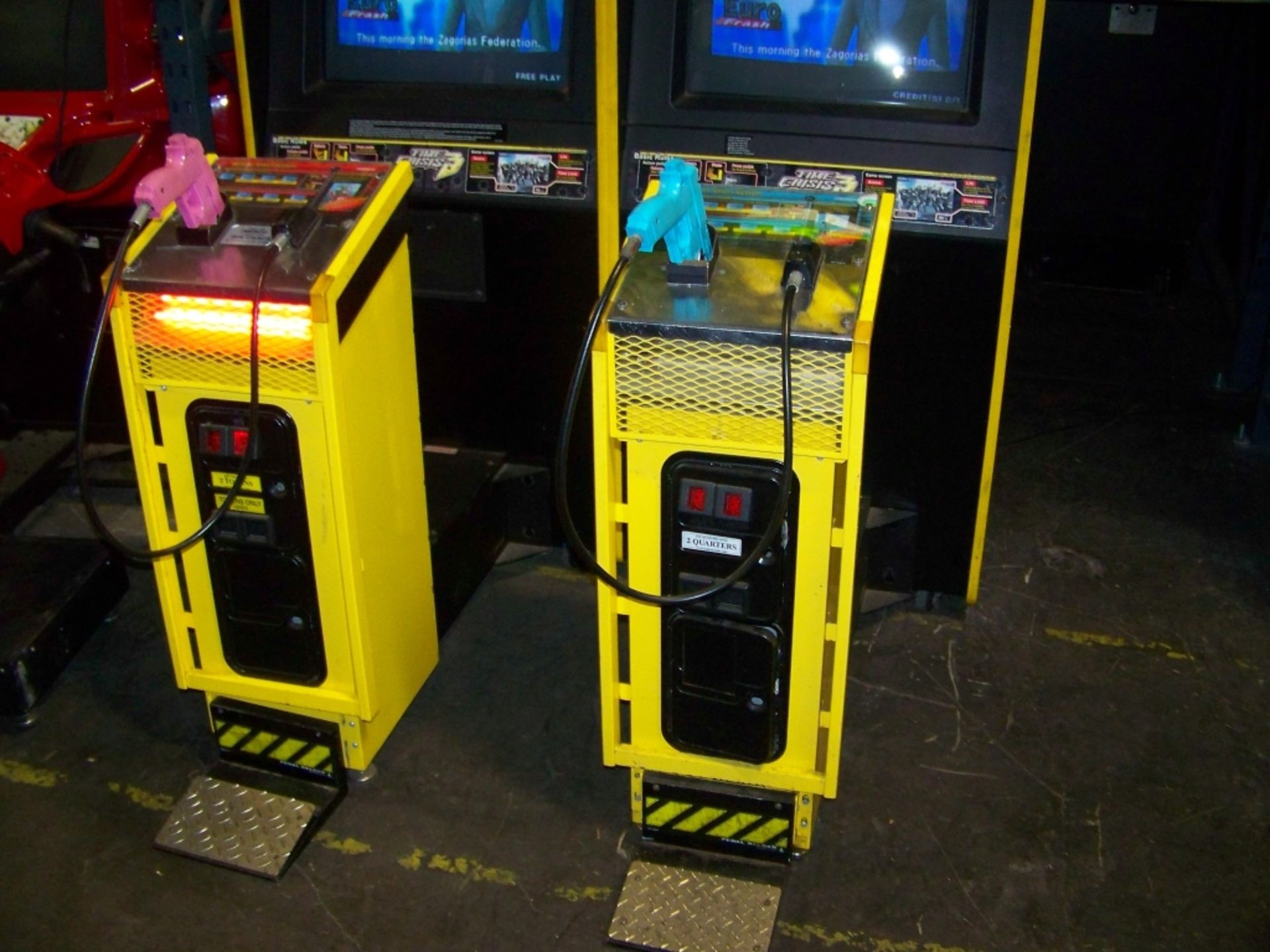 TIME CRISIS 3 TWIN SHOOTER ARCADE GAME NAMCO - Image 2 of 4