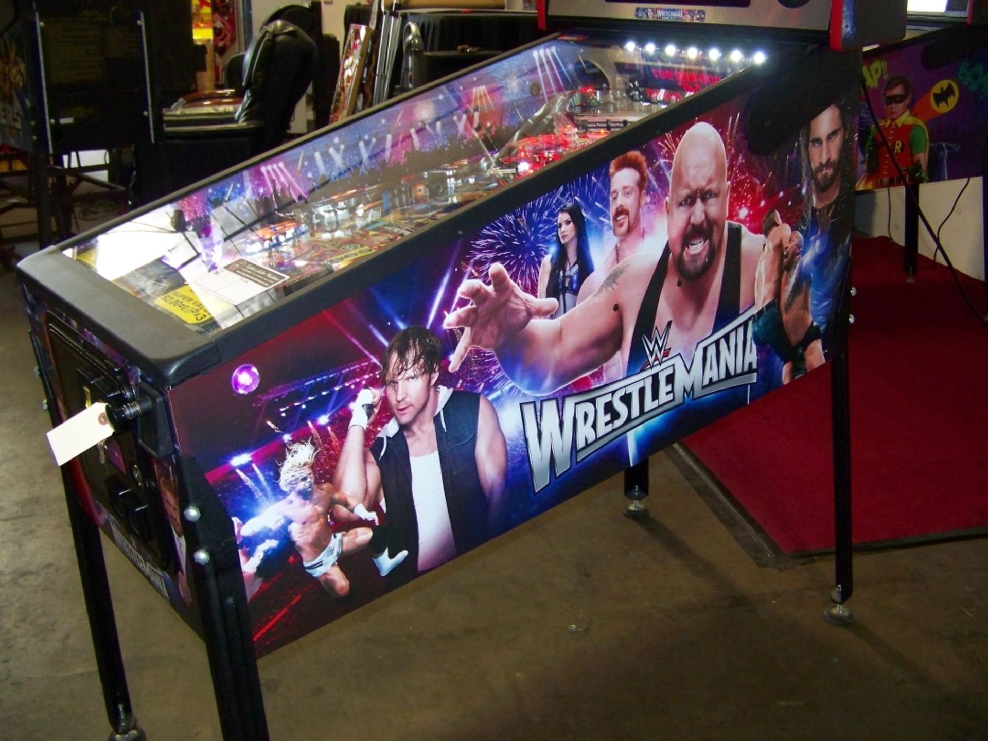 WRESTLEMANIA PRO MODEL PINBALL MACHINE STERN INC - Image 10 of 12