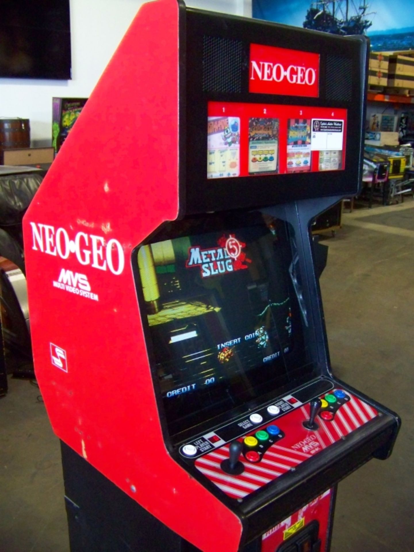 NEO GEO 4 SLOT DEDICATED SNK ARCADE GAME - Image 4 of 6