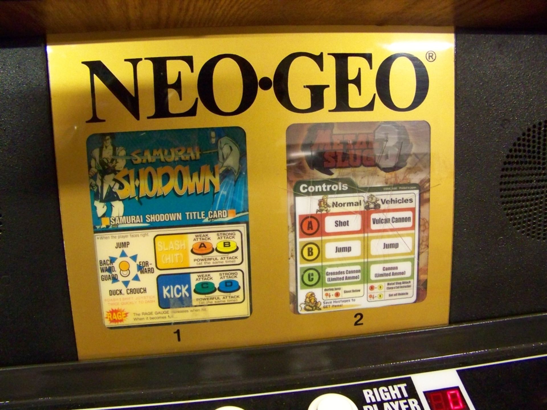 NEO GEO GOLD EDITION 2 SLOT MINI 19"" METAL SLUG 3 - Image 6 of 8