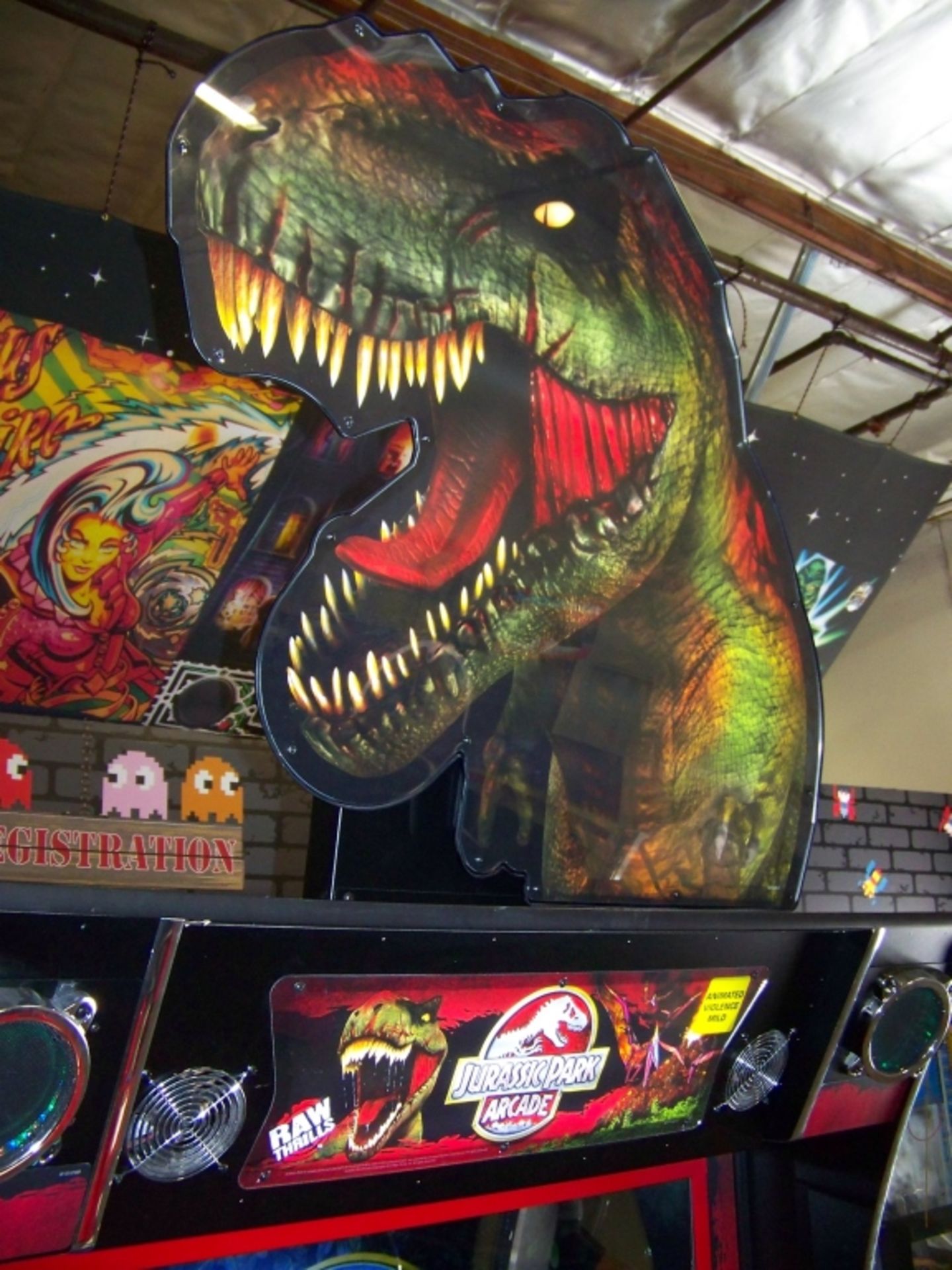 JURASSIC PARK MOTION DELUXE ARCADE RAW THRILLS - Image 10 of 16