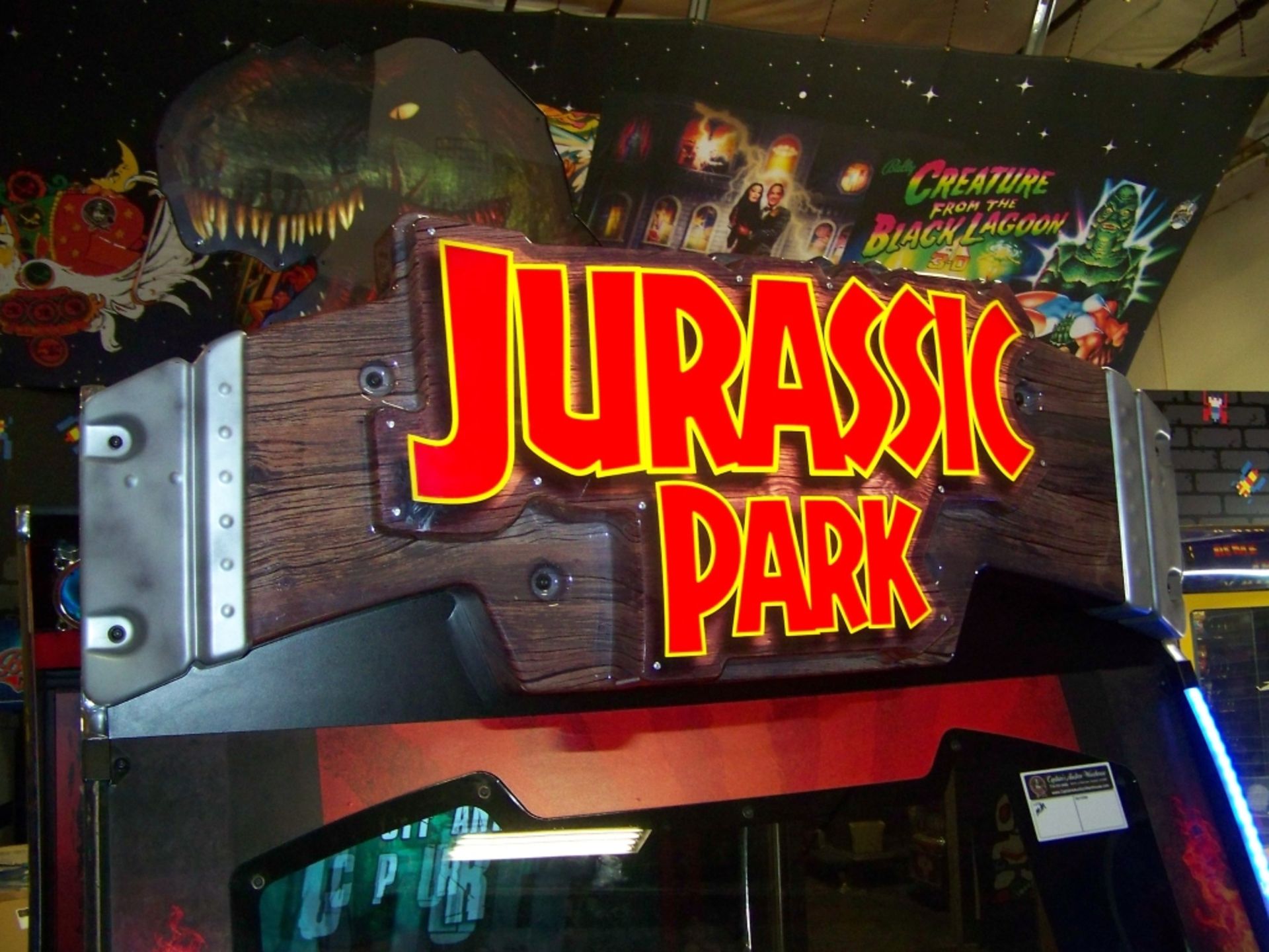 JURASSIC PARK MOTION DELUXE ARCADE RAW THRILLS - Image 7 of 16