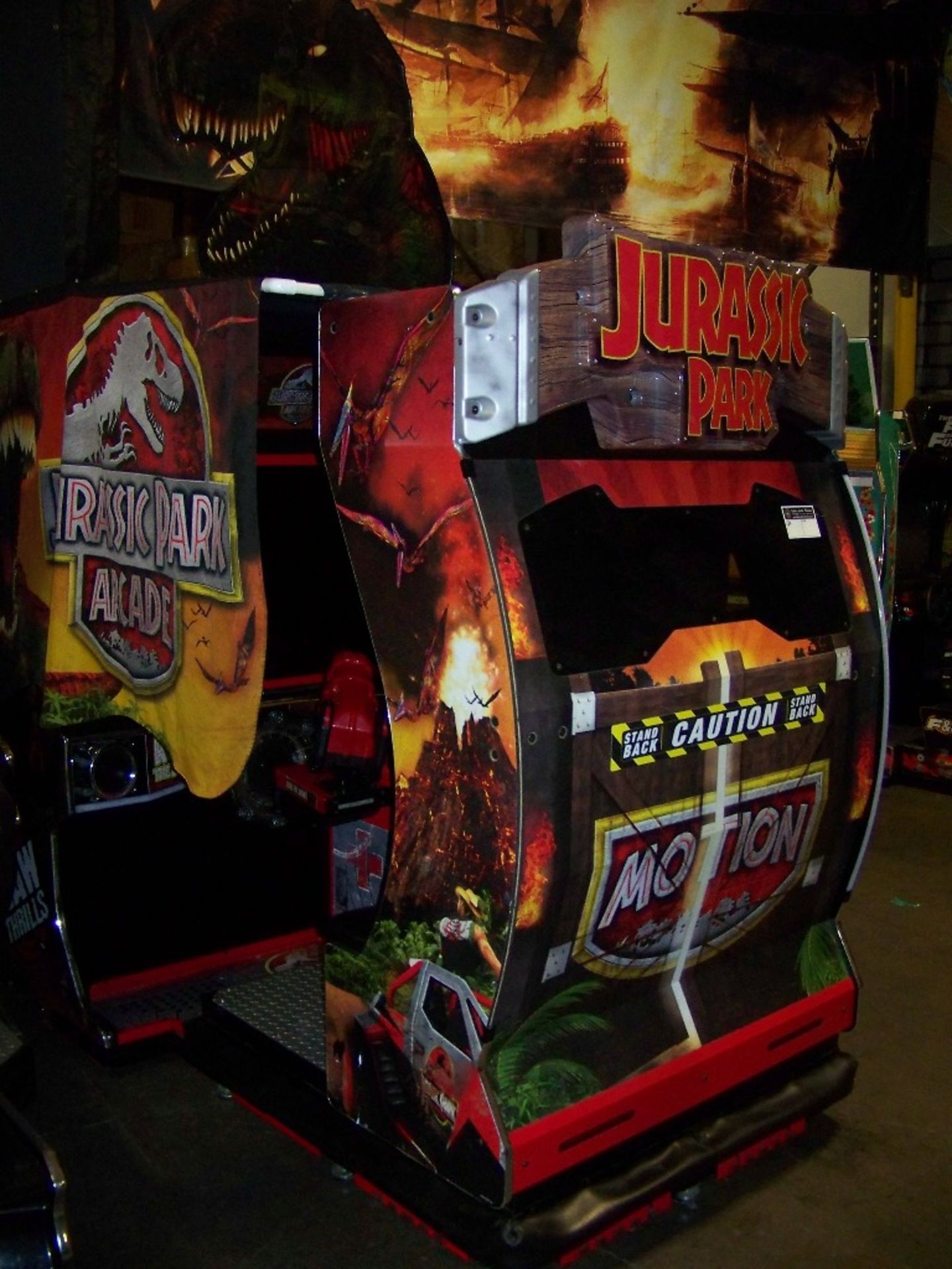 JURASSIC PARK MOTION DELUXE ARCADE RAW THRILLS - Image 14 of 16