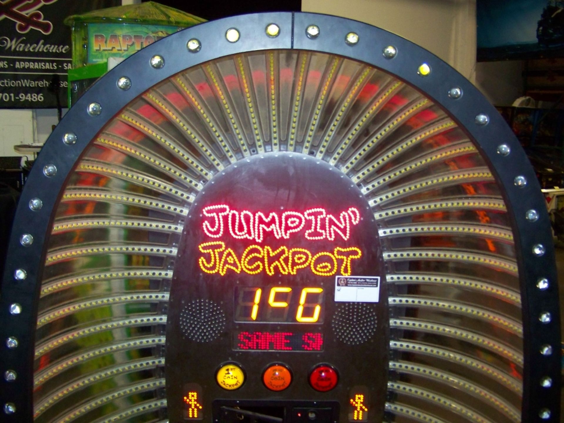 JUMPIN JACKPOT NAMCO TICKET REDEMPTION GAME - Image 6 of 6