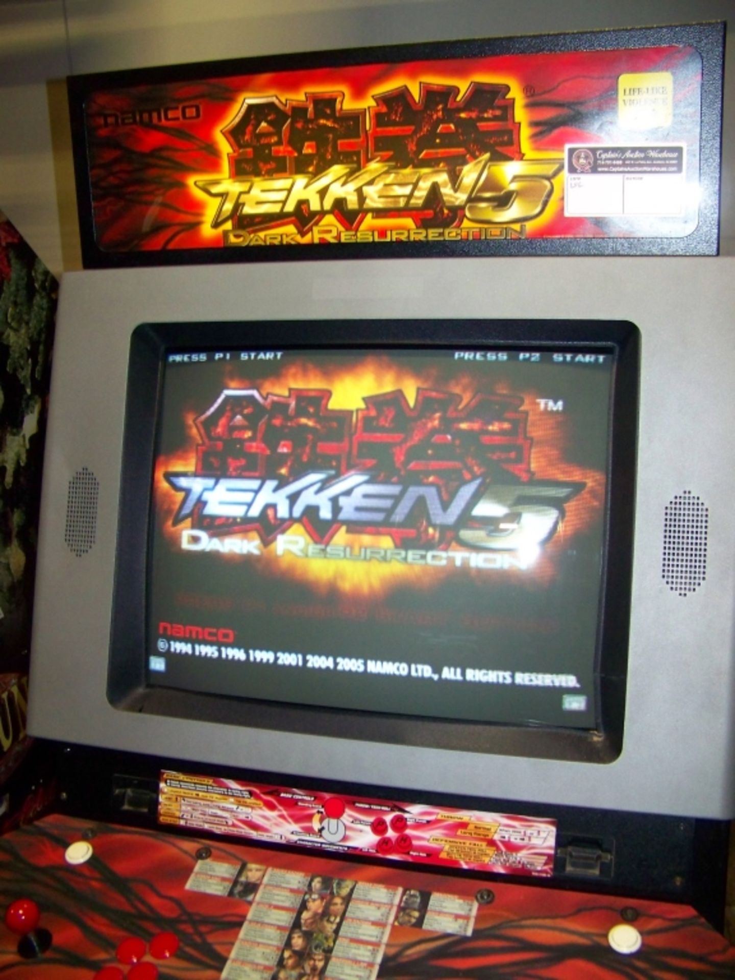 TEKKEN 5 DEDICATED FIGHTING ARCADE GAME NAMCO