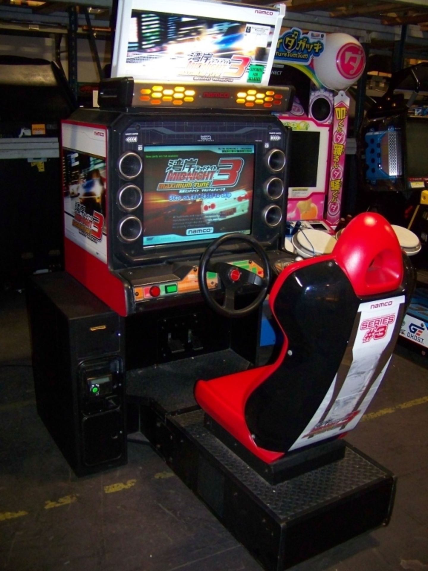 MAXIMUM TUNE 3 MIDNIGHT DRIVER ARCADE GAME NAMCO