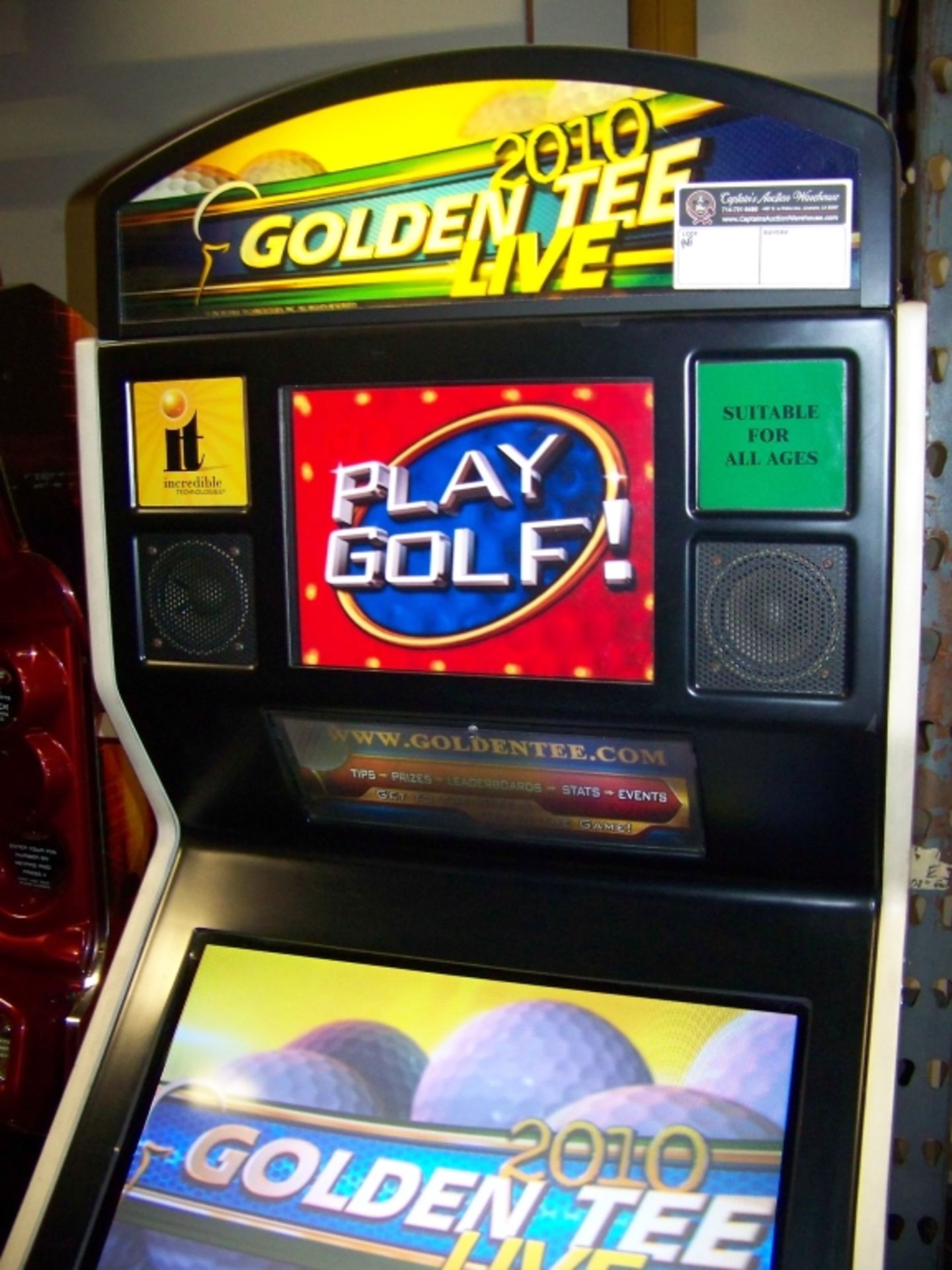 GOLDEN TEE LIVE 2010 GOLF ARCADE GAME UPGRADEABLE - Image 9 of 10