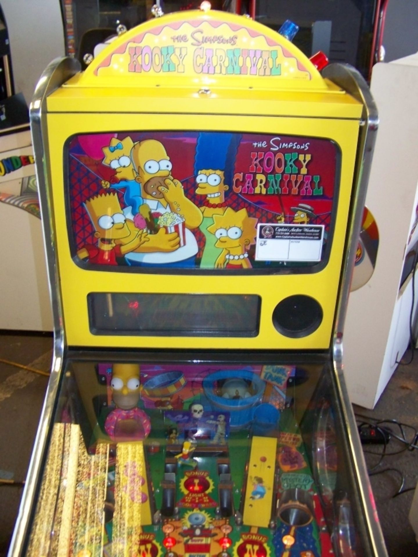 THE SIMPSONS KOOKY CARNIVAL TICKET REDEMPTION GAME - Image 4 of 4