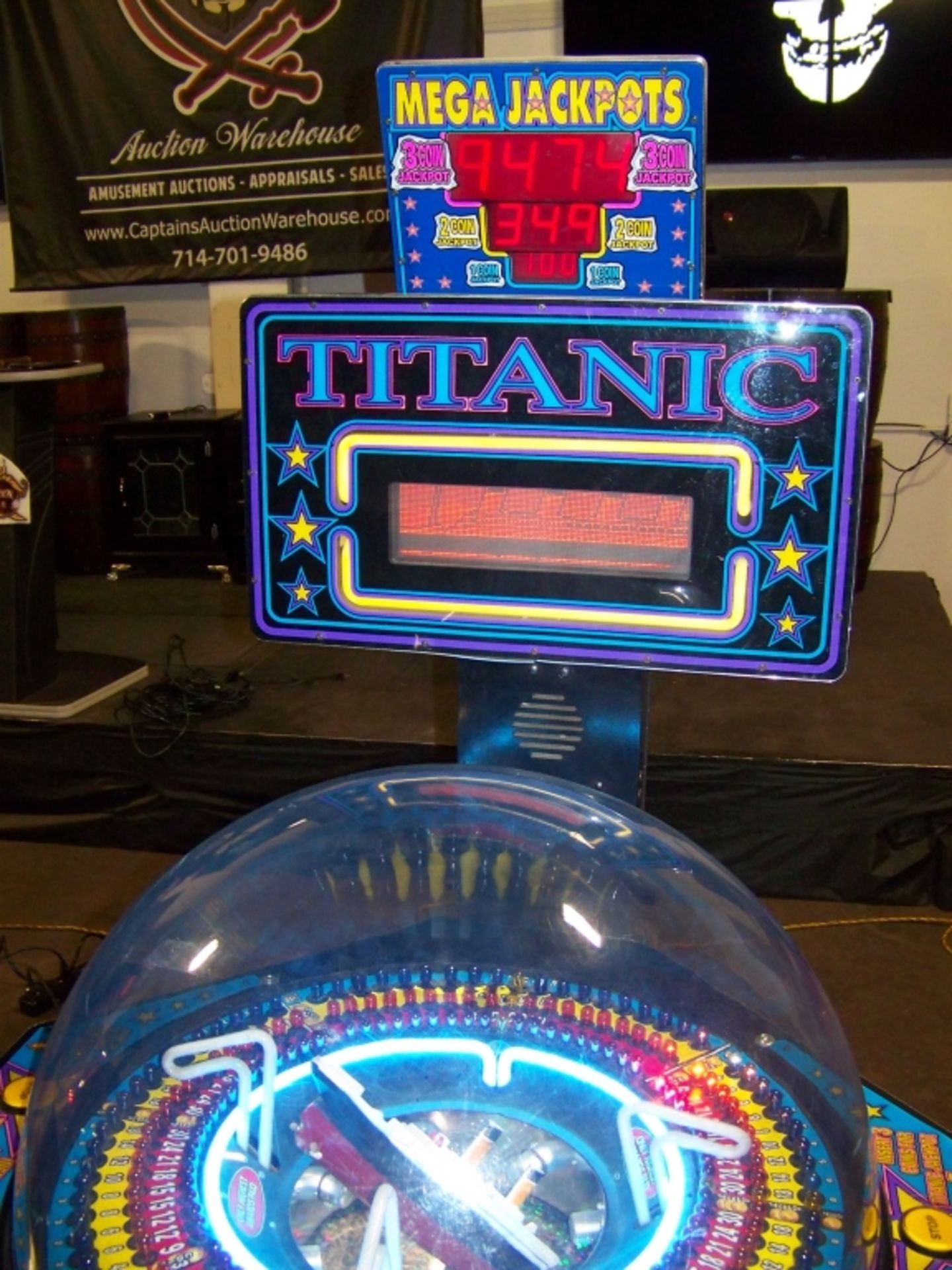 TITANTIC 3 PLAYER TICKET REDEMPTION GAME SEGA - Image 2 of 2