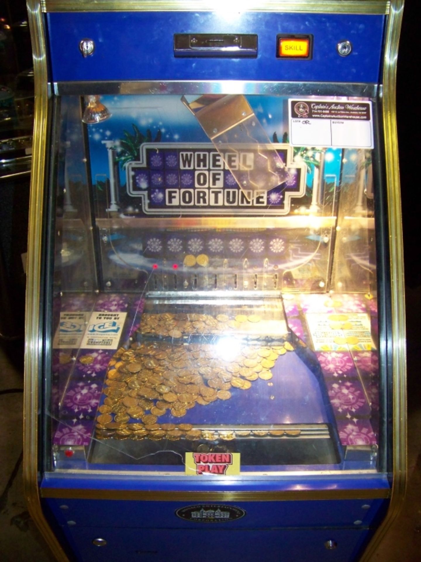 WHEEL OF FORTUNE PUSHER TICKET REDEMPTION GAME - Image 5 of 5