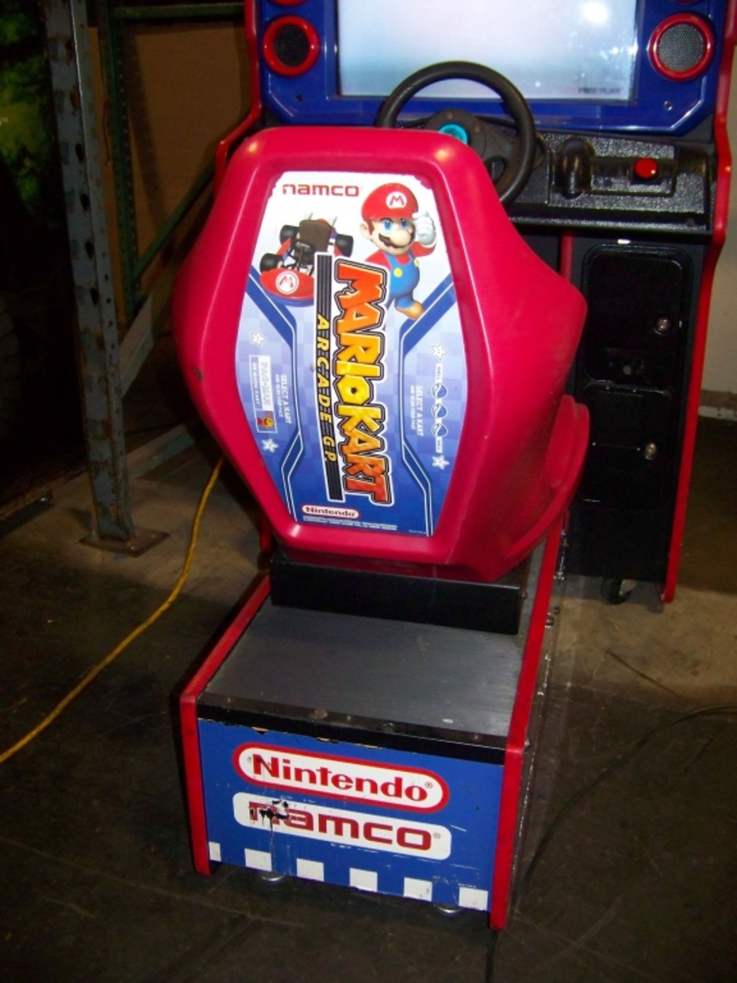 MARIO KART ARCADE GP RACING GAME NAMCO NINTENDO - Image 5 of 9