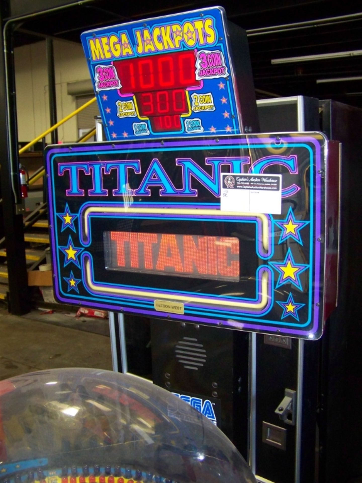 TITANTIC 3 PLAYER TICKET REDEMPTION GAME SEGA - Image 5 of 5