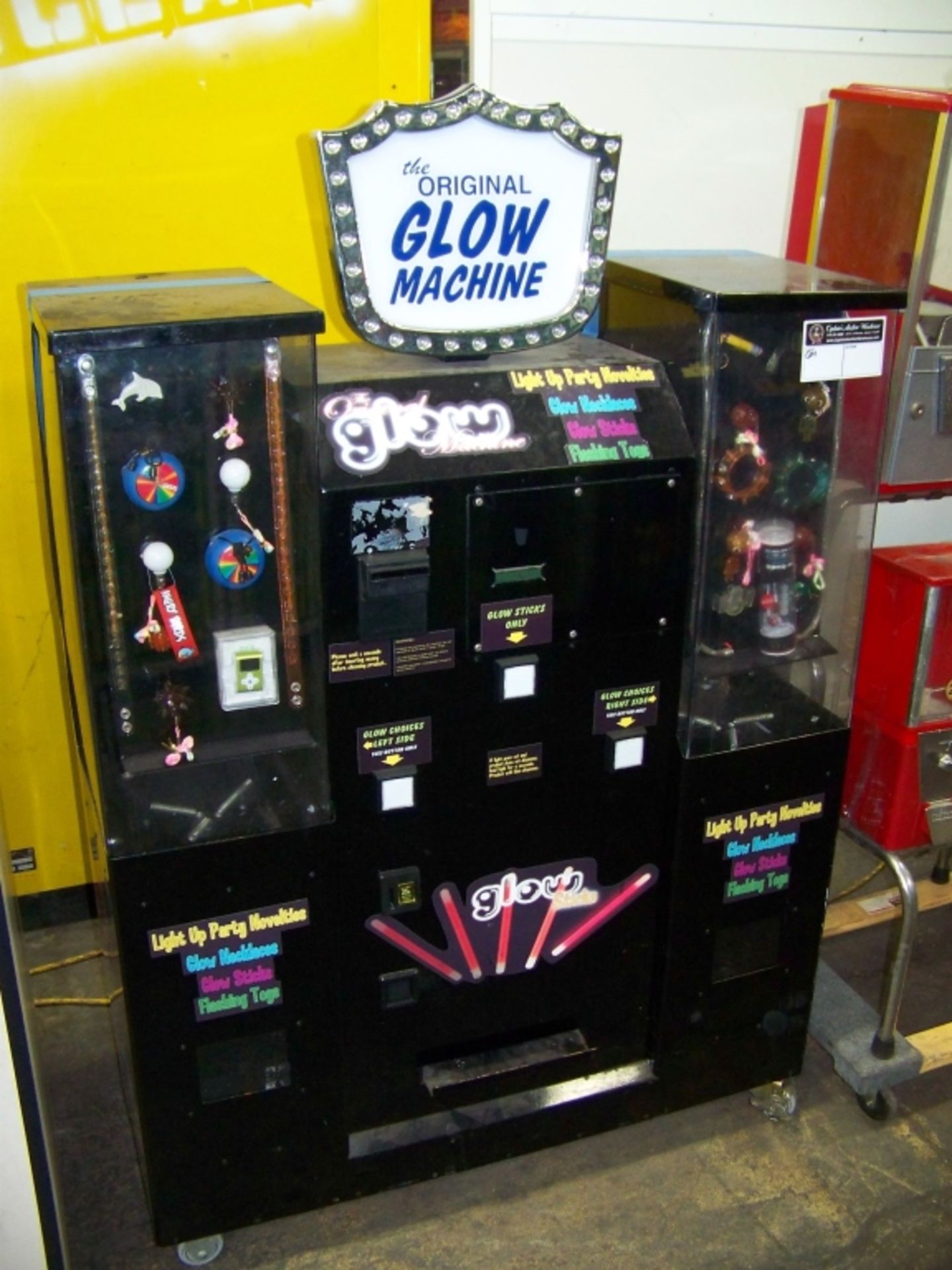 THE ORIGINAL GLOW MACHINE NOVELTY KIOSK