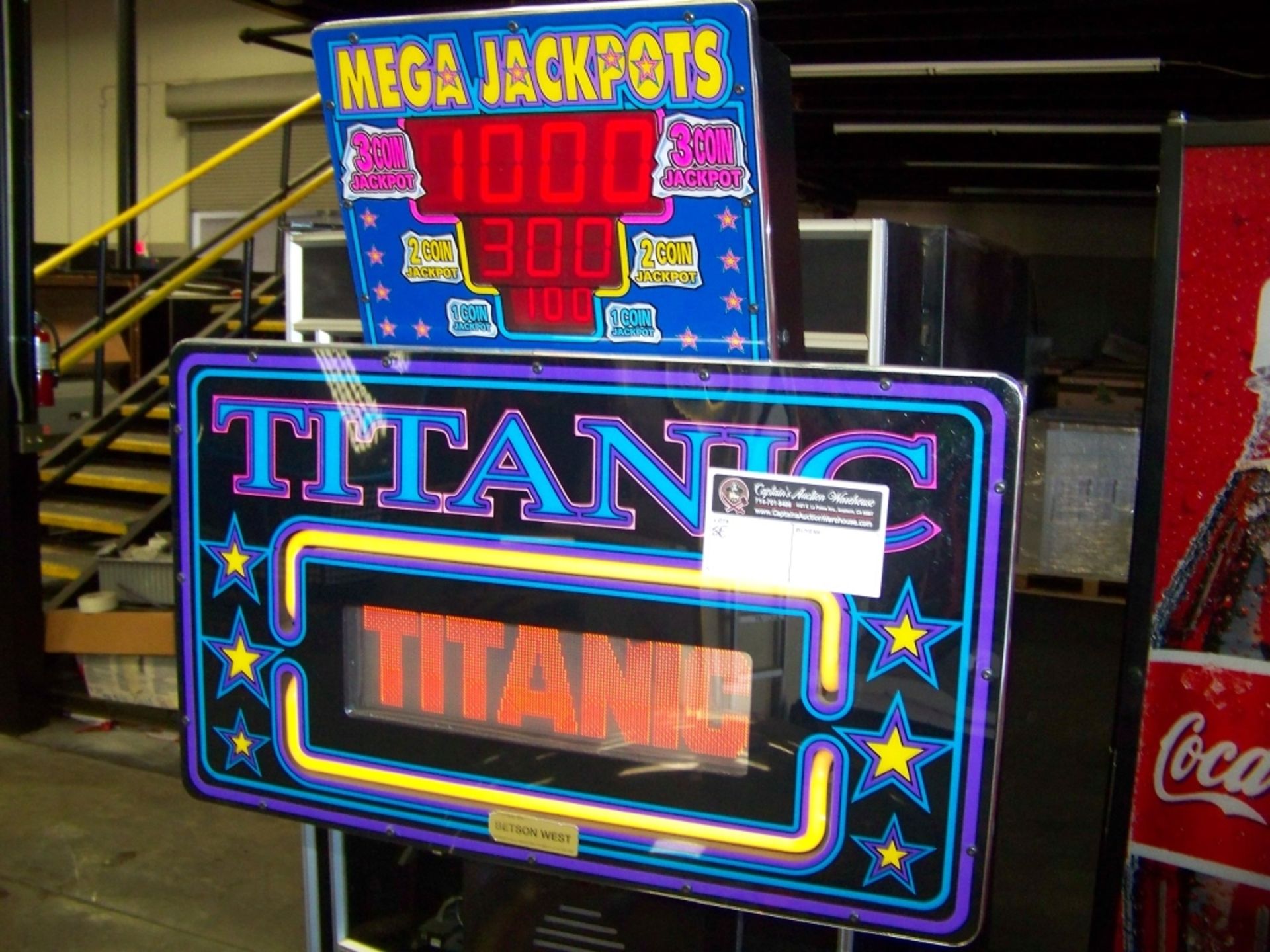 TITANTIC 3 PLAYER TICKET REDEMPTION GAME SEGA - Image 3 of 5