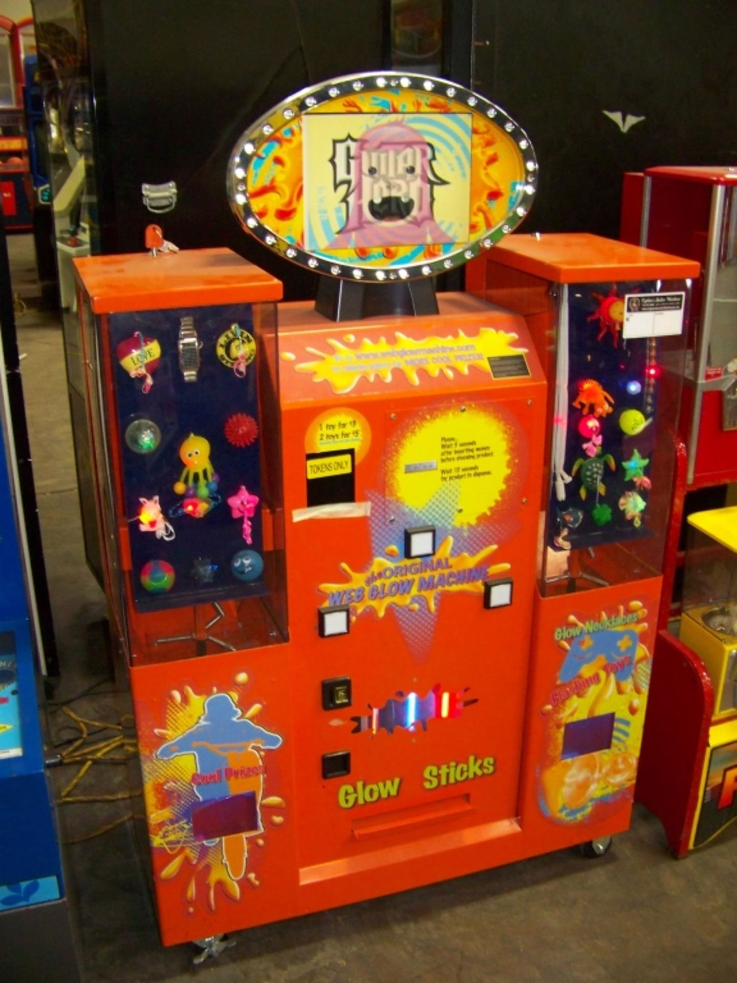 THE ORIGINAL WEB GLOW MACHINE W/ EXTRA DISPLAY