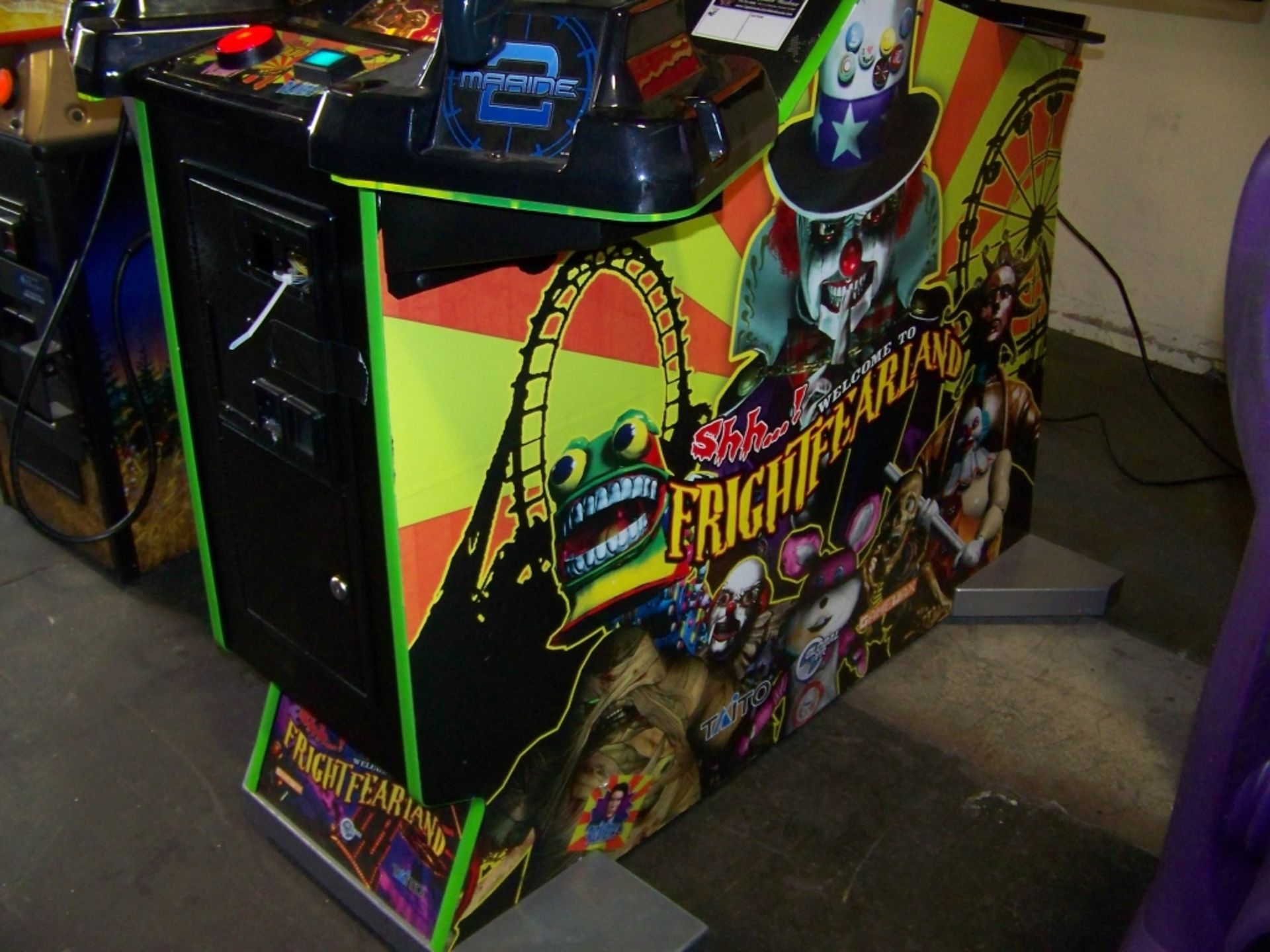 FRIGHT FEARLAND FIXED GUN SHOOTER ARCADE GAME - Image 5 of 6