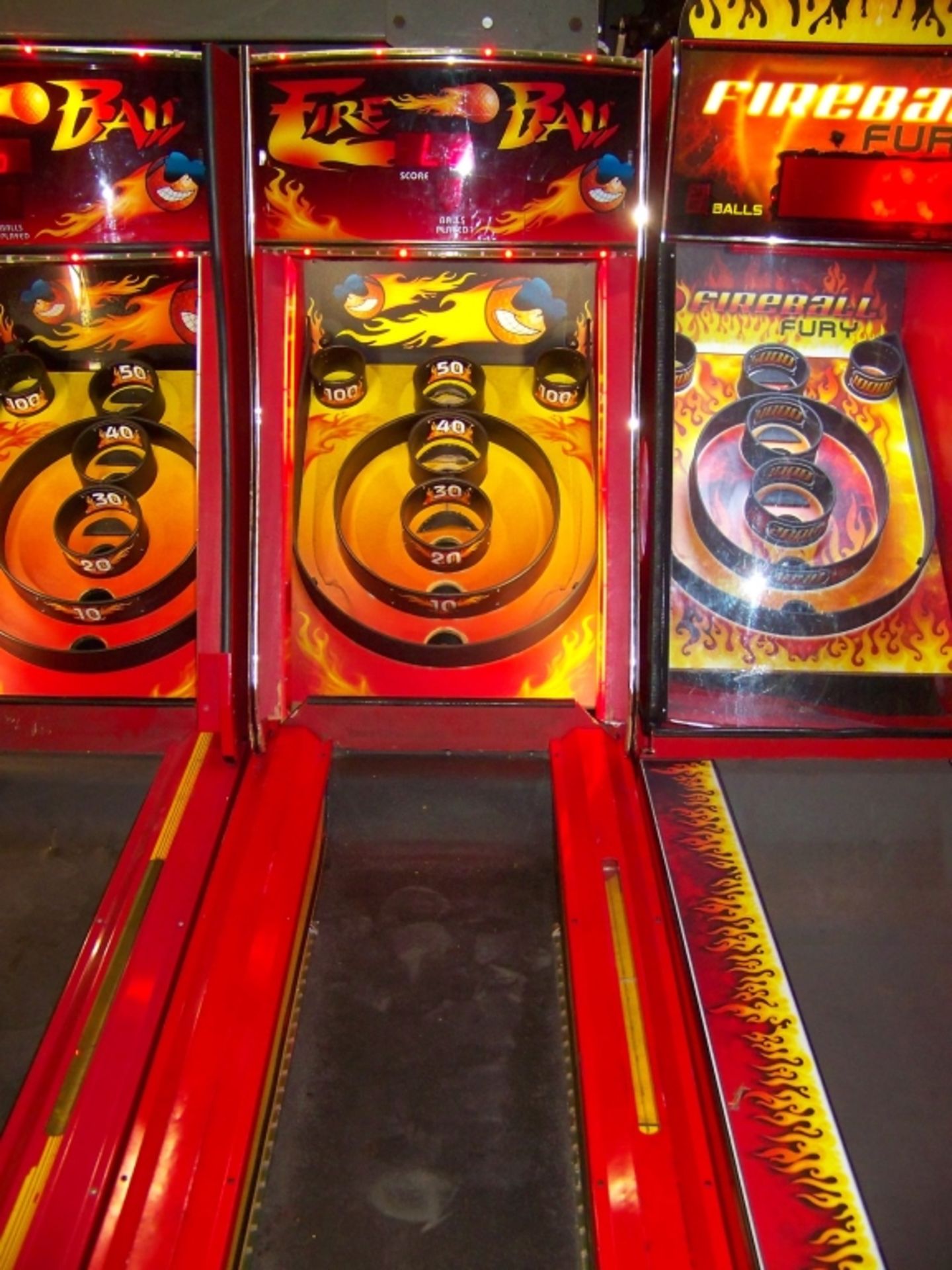 FIREBALL ALLEY ROLLER REDEMPTION GAME BAYTEK