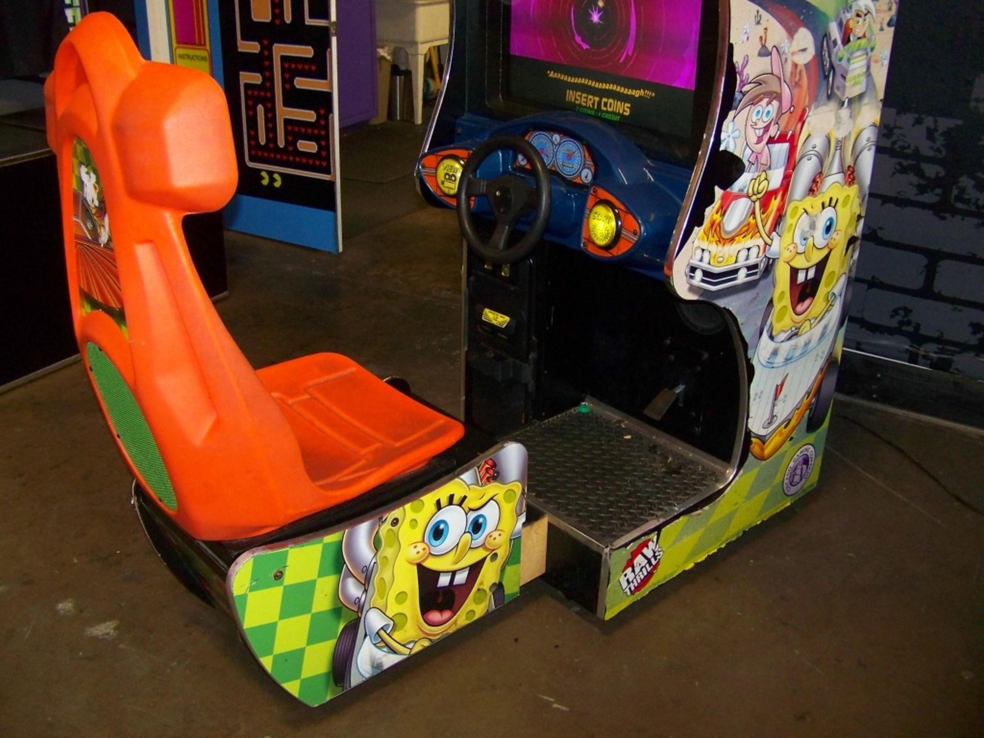 NICKTOONS NITRO SITDOWN RACING ARCADE GAME - Image 3 of 7