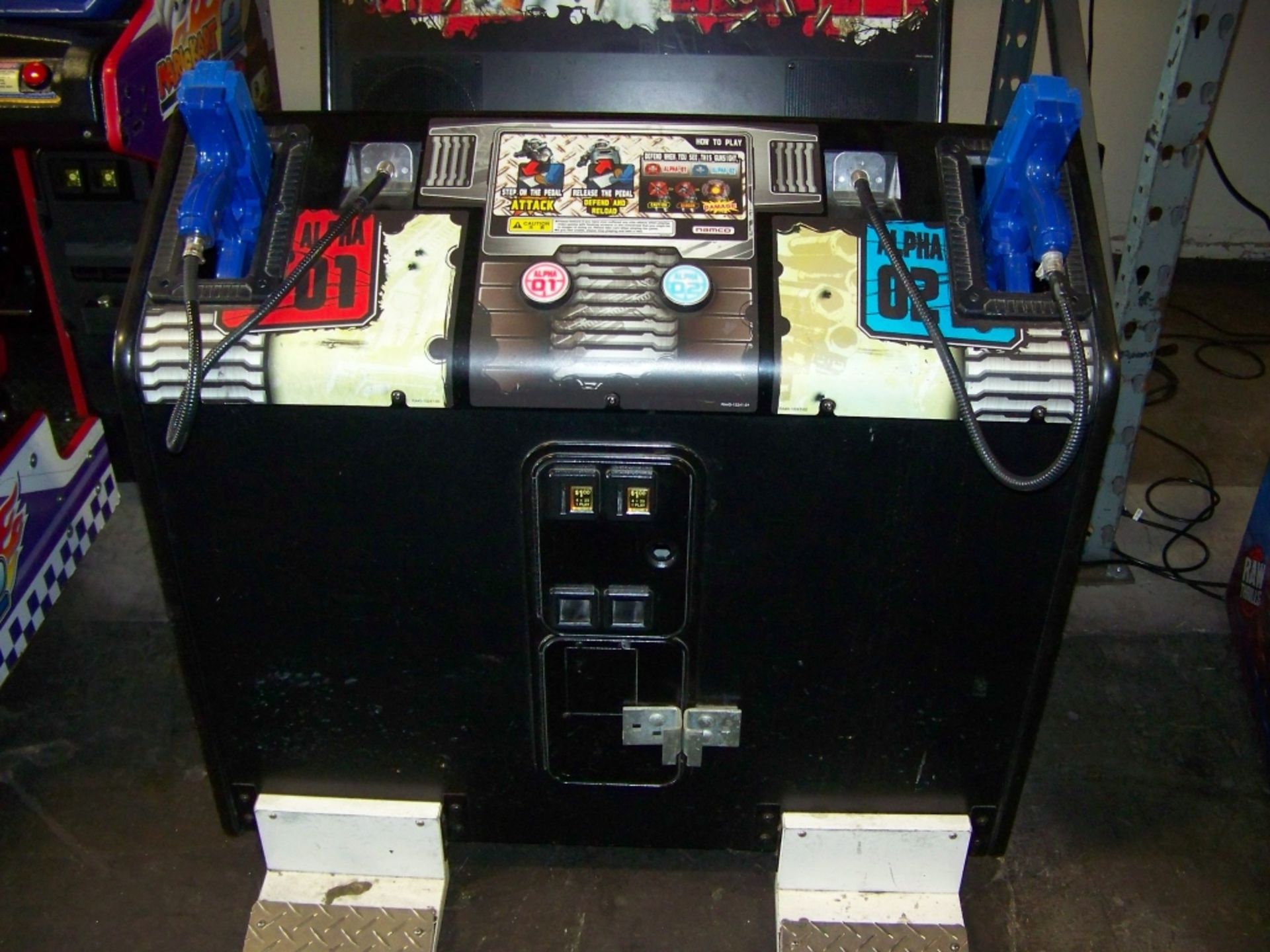 RAZING STORM 42" LCD SHOOTER ARCADE GAME NAMCO - Image 2 of 8