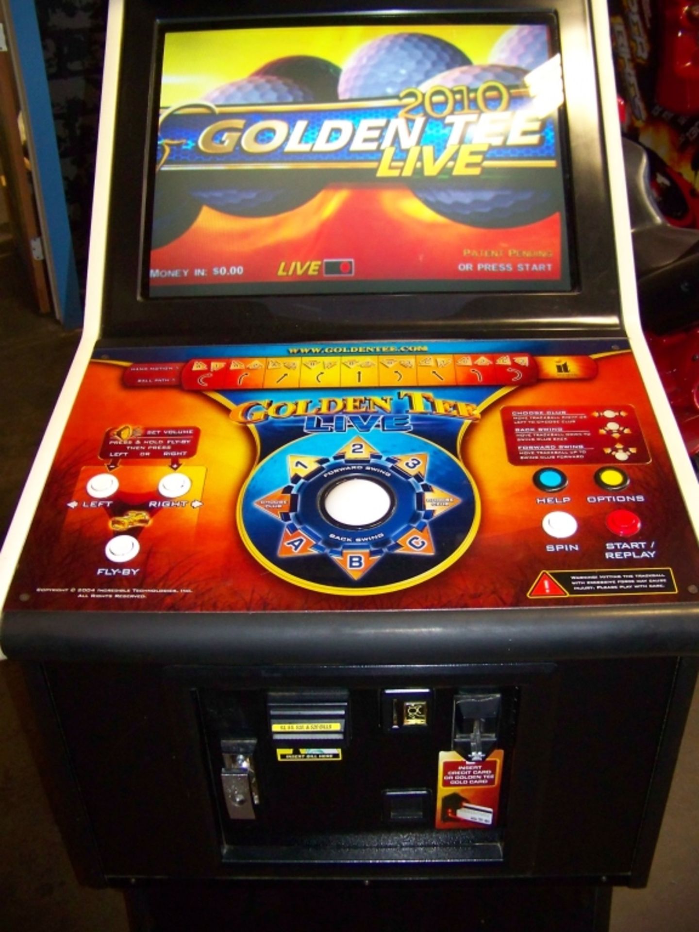 GOLDEN TEE LIVE 2010 GOLF SPORTS ARCADE GAME - Image 2 of 7