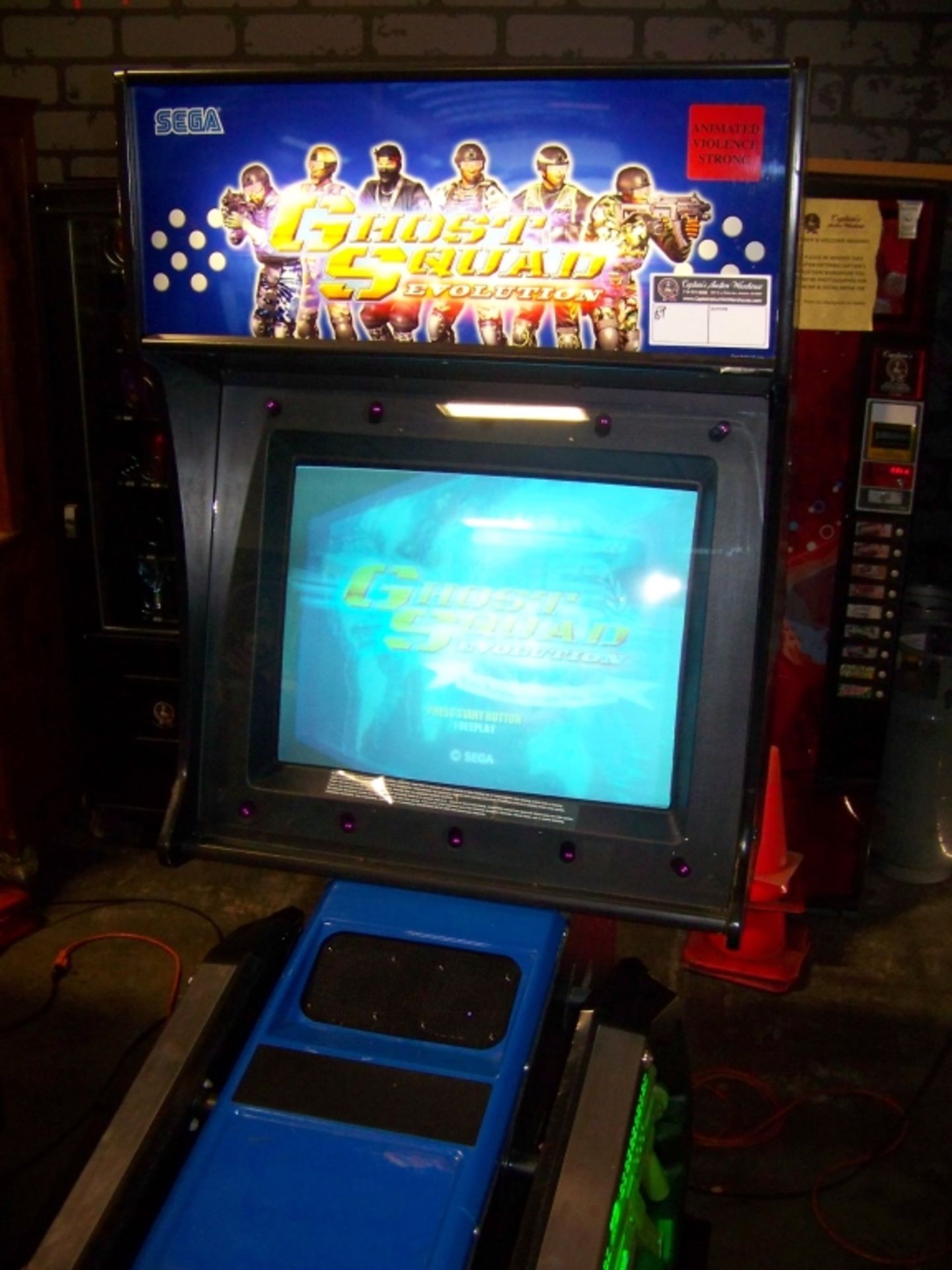 GHOST SQUAD EVOLUTION SHOOTER ARCADE GAME SEGA - Image 3 of 6