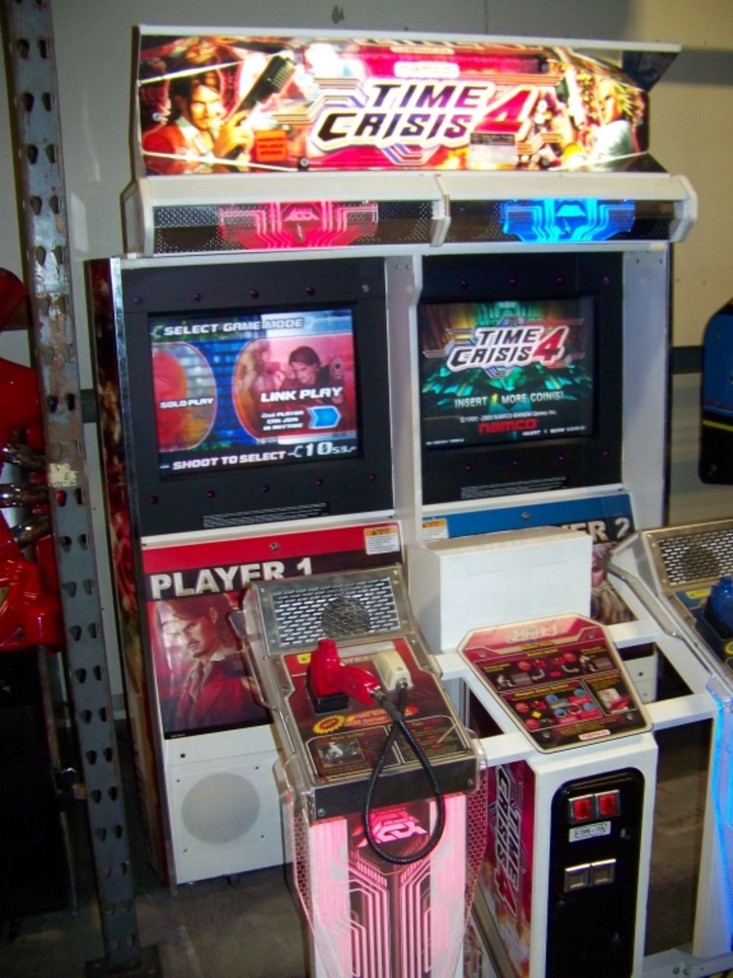 TIME CRISIS 4 TWIN SHOOTER ARCADE GAME NAMCO