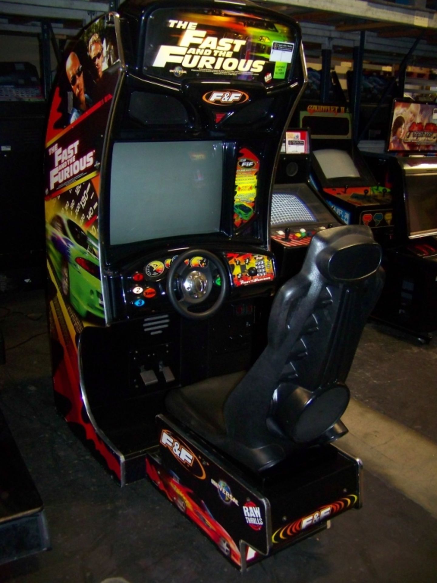 FAST AND FURIOUS DEDICATED RACING ARCADE GAME - Image 6 of 6