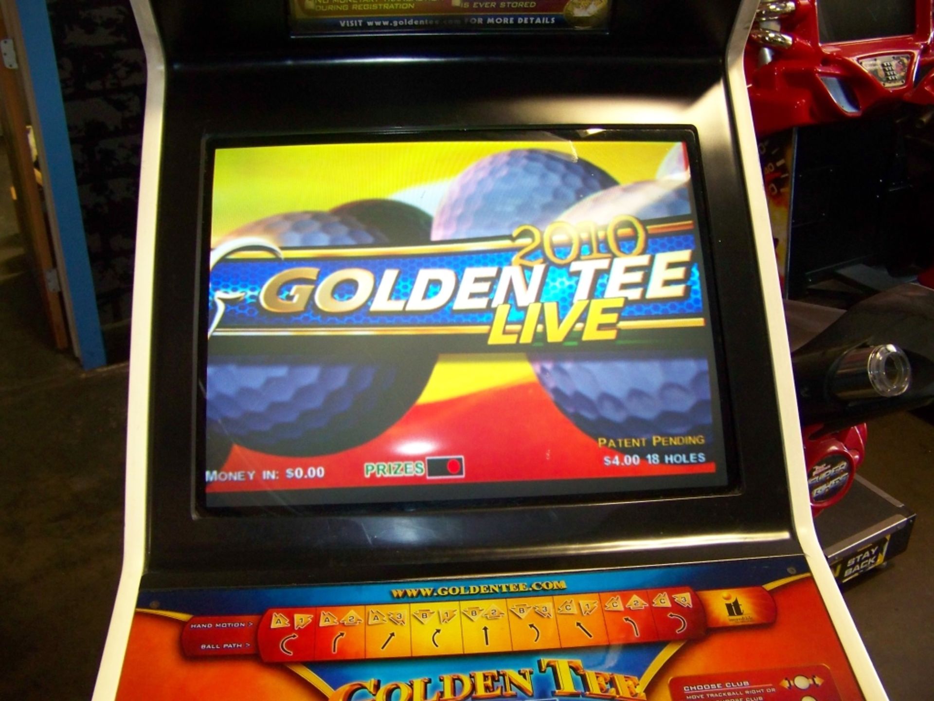 GOLDEN TEE LIVE 2010 GOLF SPORTS ARCADE GAME