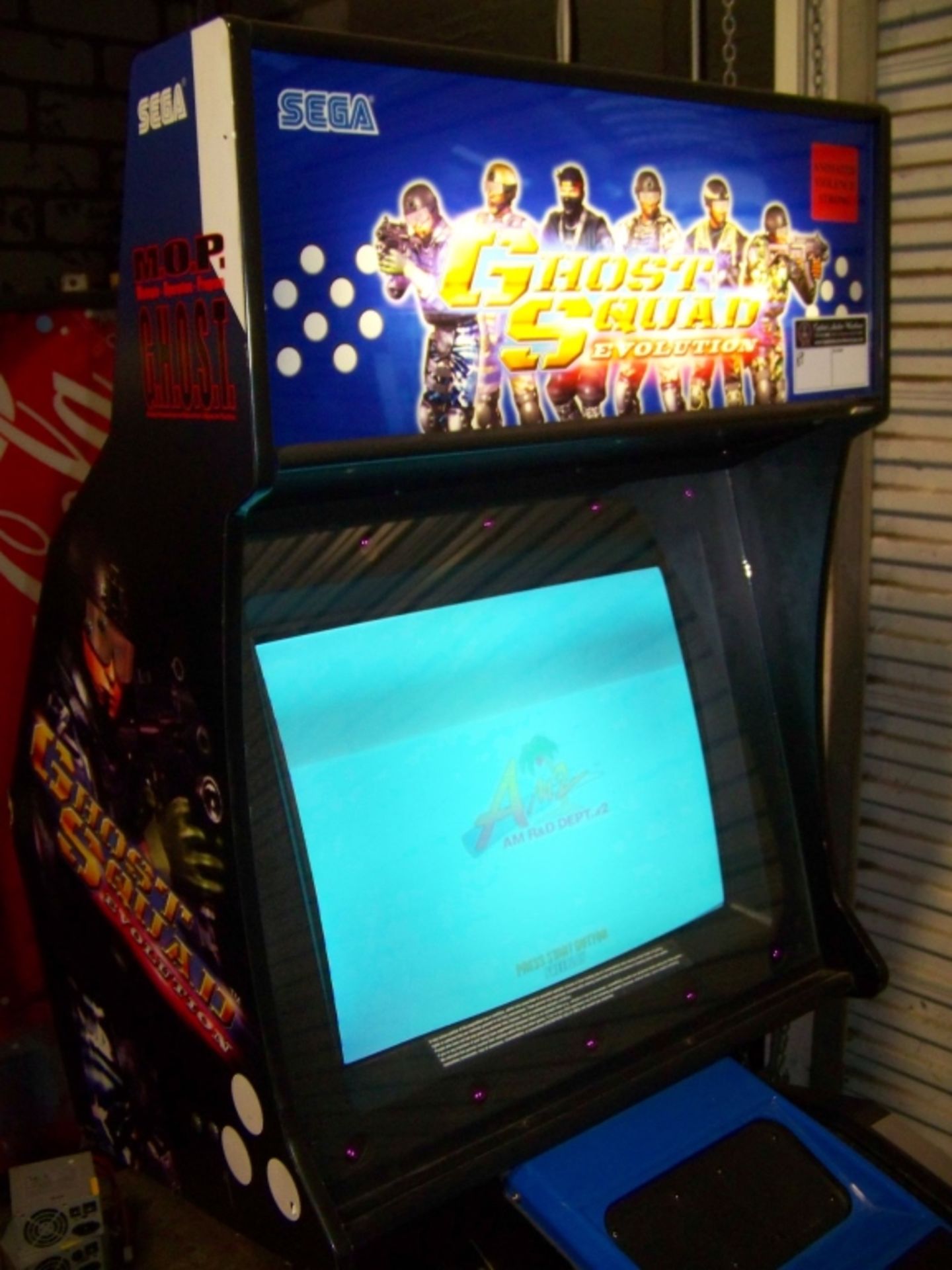 GHOST SQUAD EVOLUTION SHOOTER ARCADE GAME SEGA - Image 6 of 6