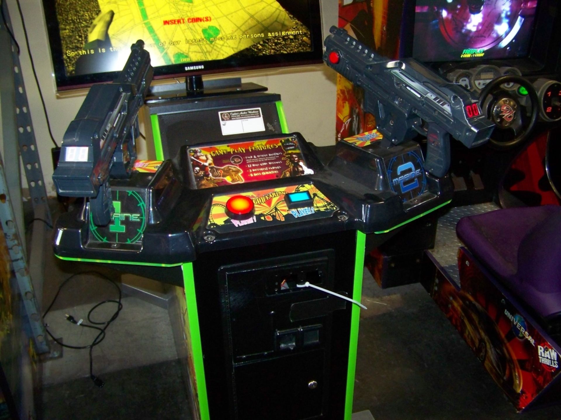 FRIGHT FEARLAND FIXED GUN SHOOTER ARCADE GAME - Image 3 of 6