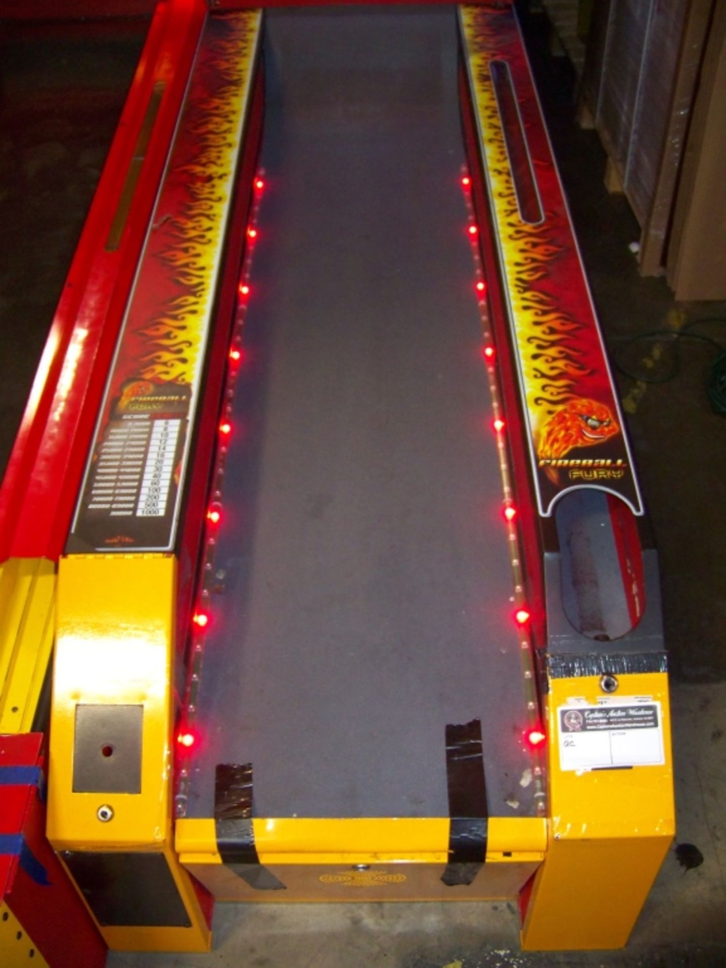 FIREBALL FURY ALLEY ROLLER REDEMPTION GAME BAYTEK - Image 2 of 3