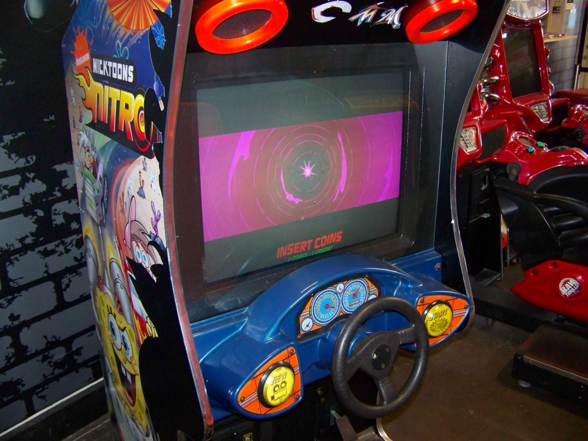 NICKTOONS NITRO SITDOWN RACING ARCADE GAME - Image 4 of 7