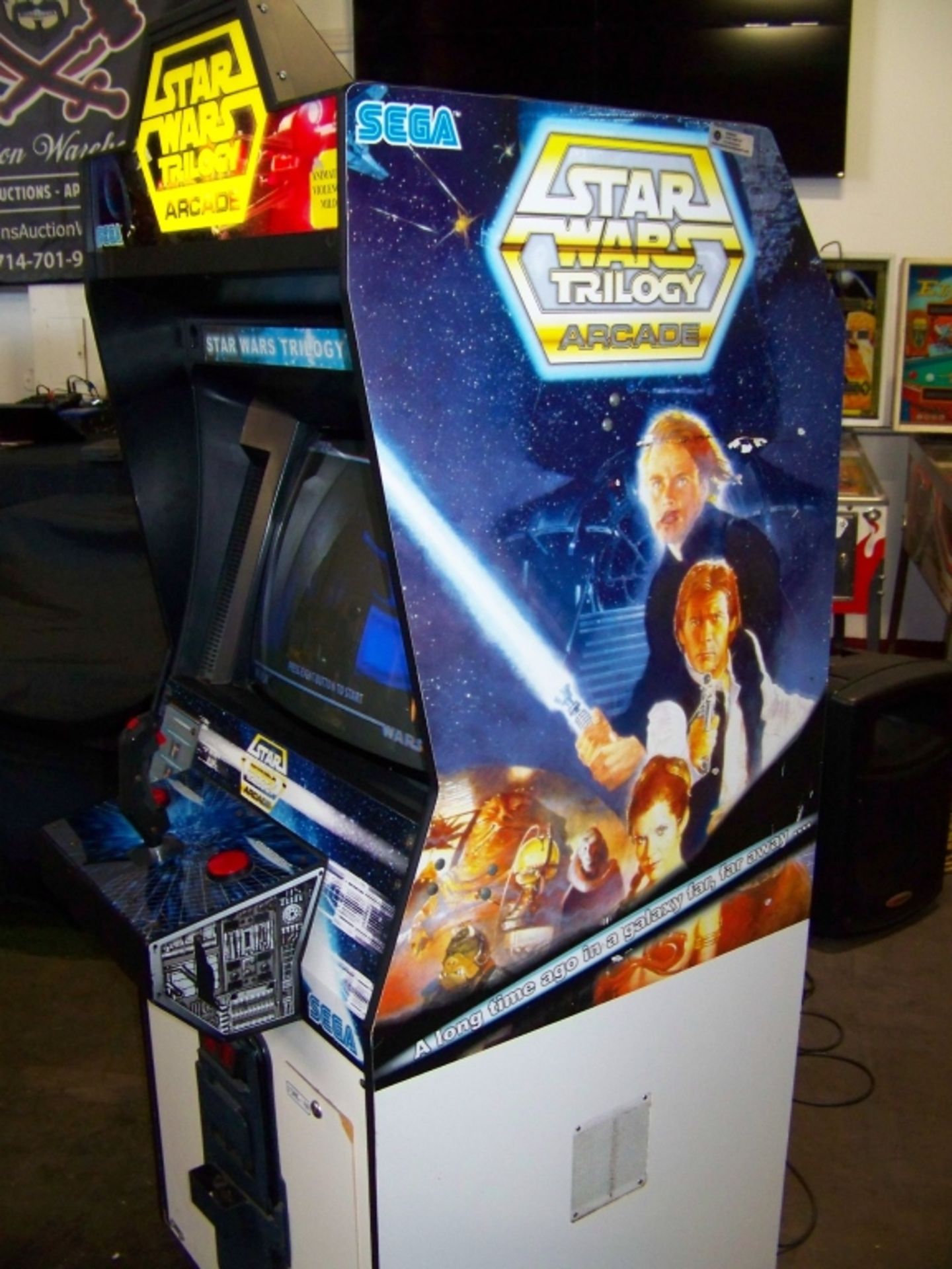 STAR WARS TRILOGY UPRIGHT ARCADE GAME SEGA - Image 5 of 7