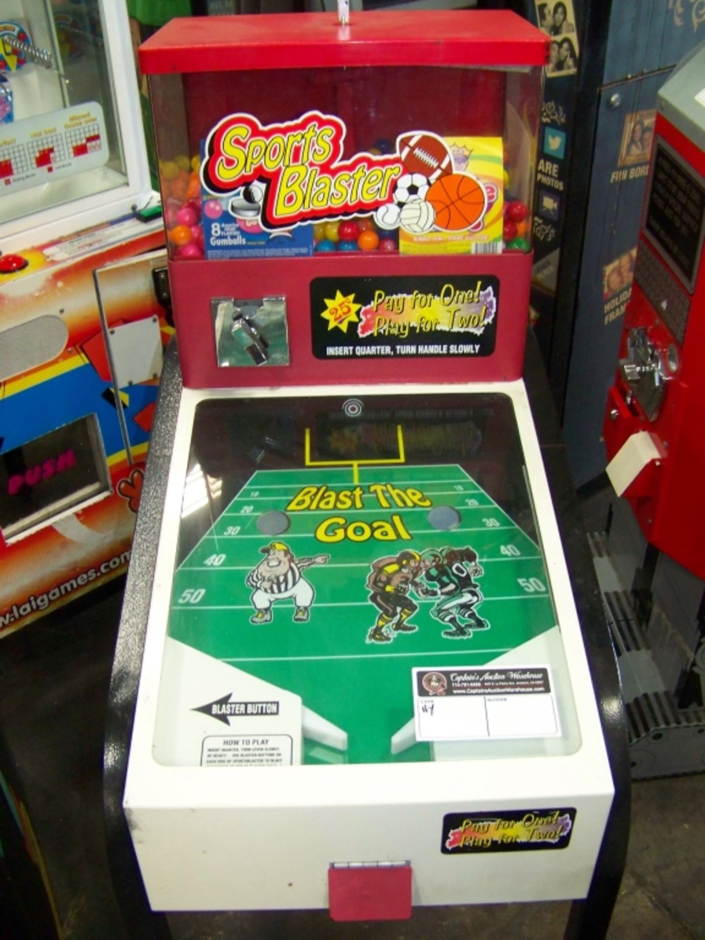 SPORTS BLASTER PINBALL STYLE PRIZE GAME - Image 2 of 2